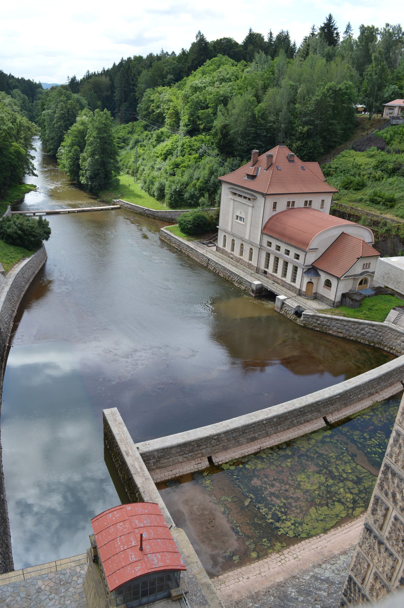 Nikon D3200 sample photo. Dam, stone, water photography