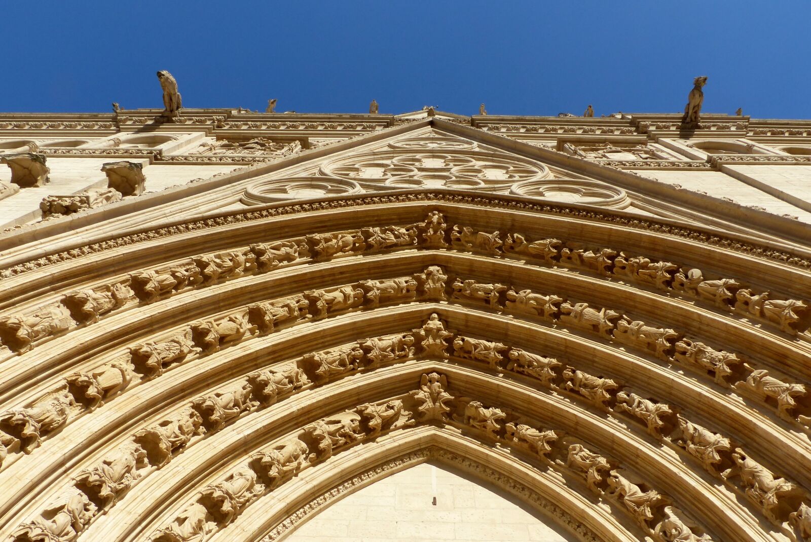 Panasonic Lumix DMC-FZ200 sample photo. Primatial, st john, facade photography