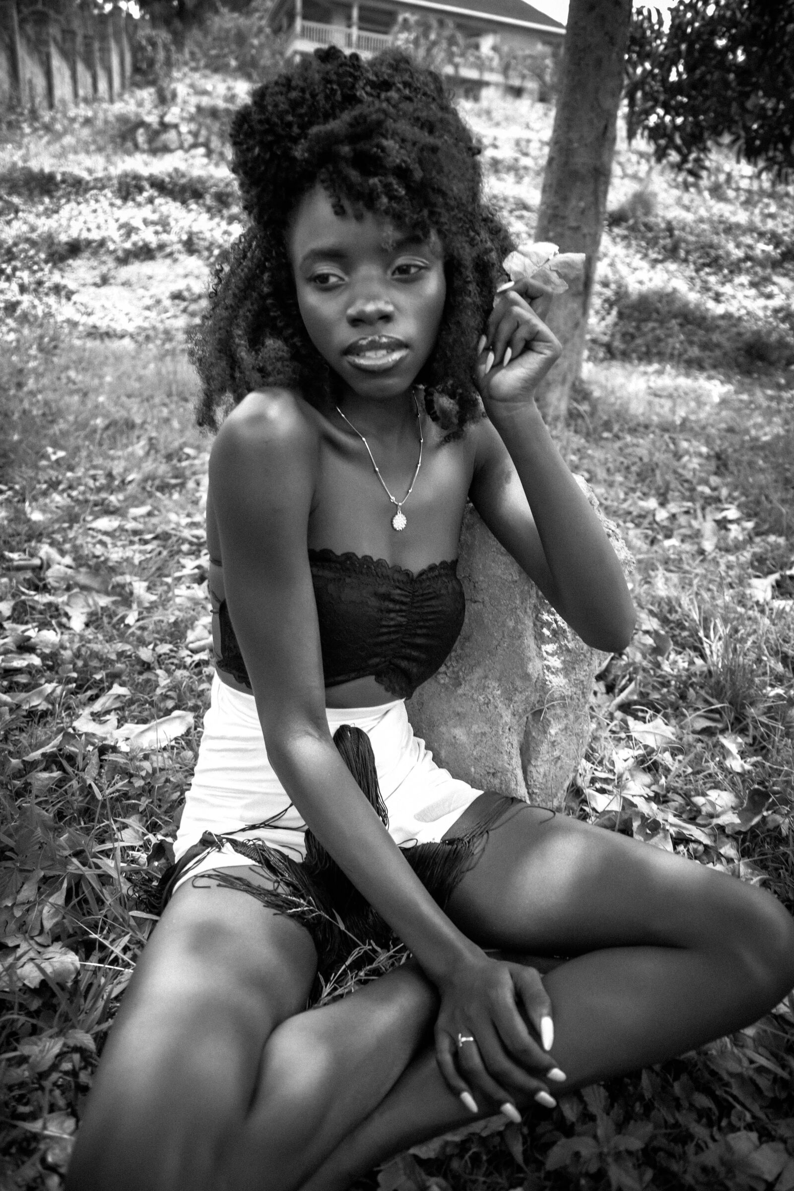 Canon EF 24-105mm F3.5-5.6 IS STM sample photo. African, black model, outdoor photography