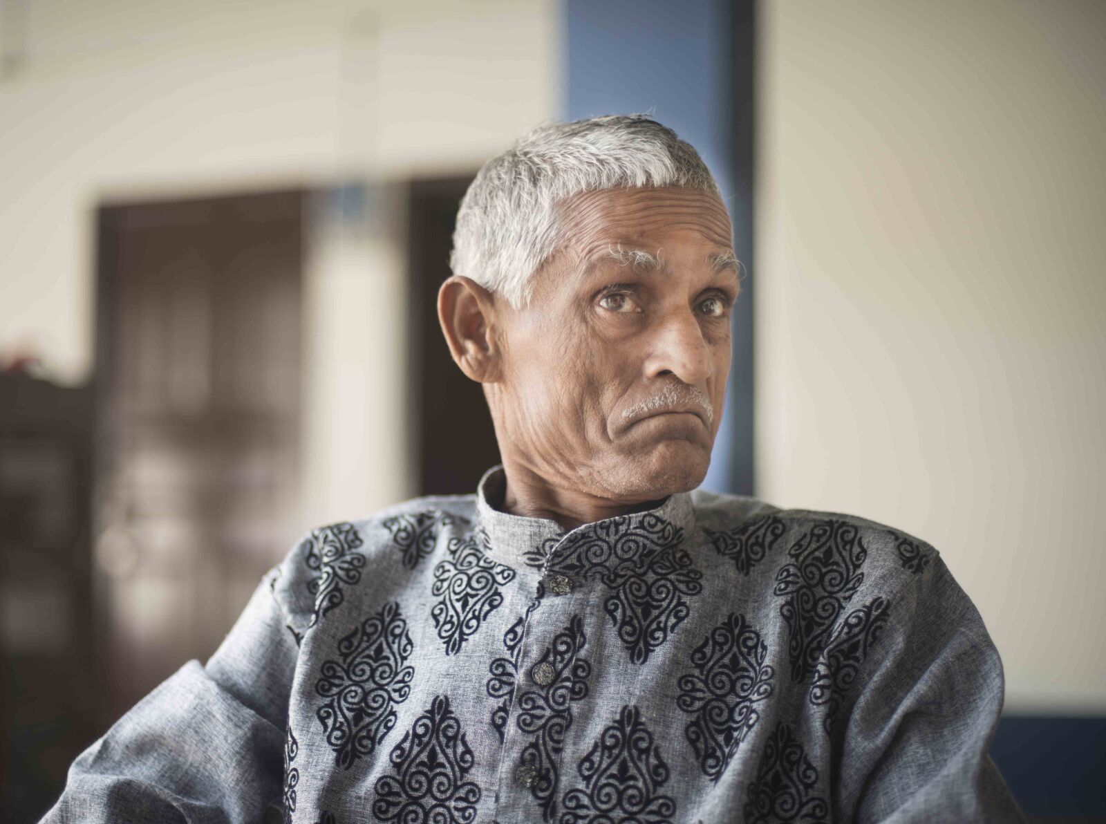 Nikon D800E sample photo. Man, india, expression photography