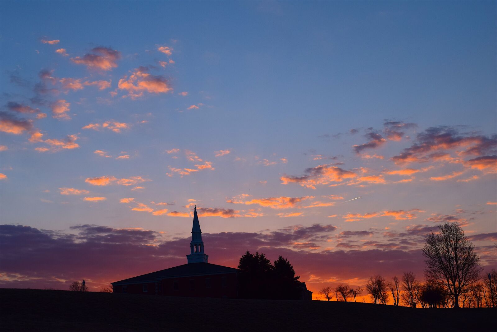 Nikon D3300 sample photo. Church, sunrise, clouds photography