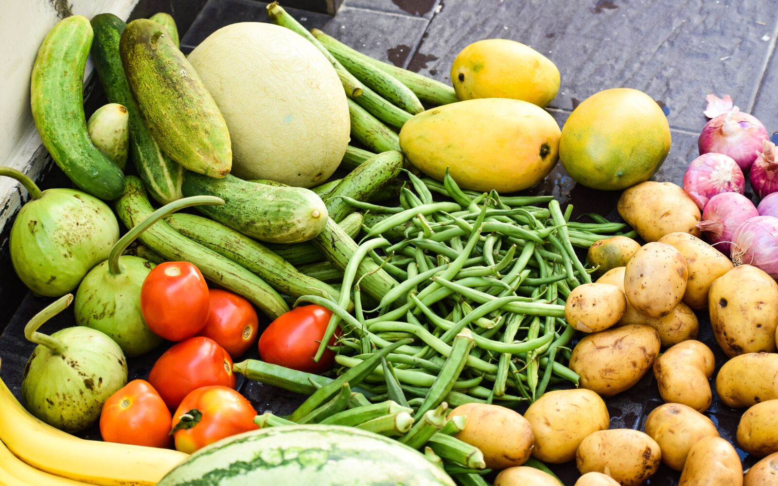 Nikon D3300 sample photo. Vegetables, fruits, food photography