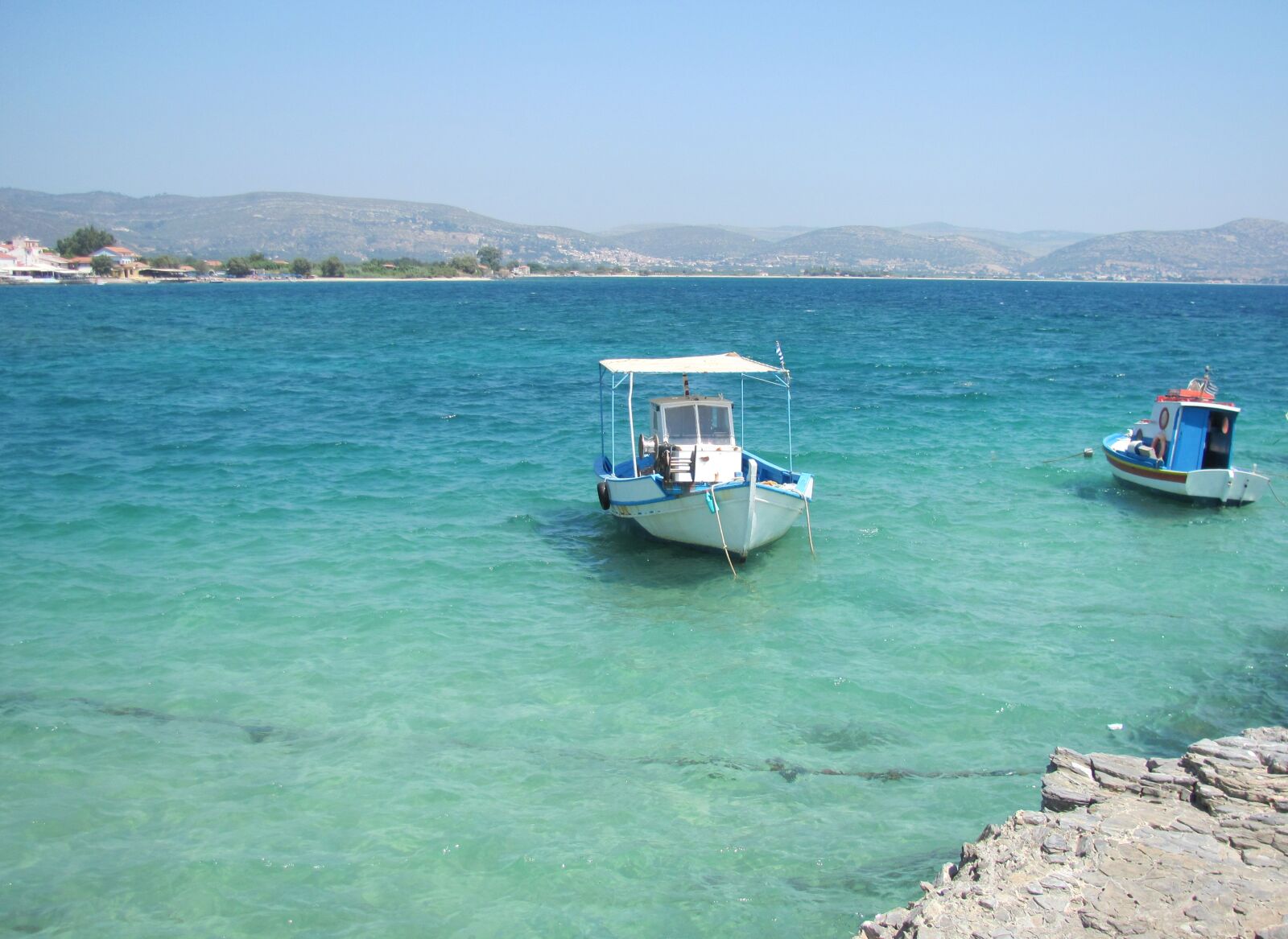 Canon PowerShot SX120 IS sample photo. Greece, samos, boat photography