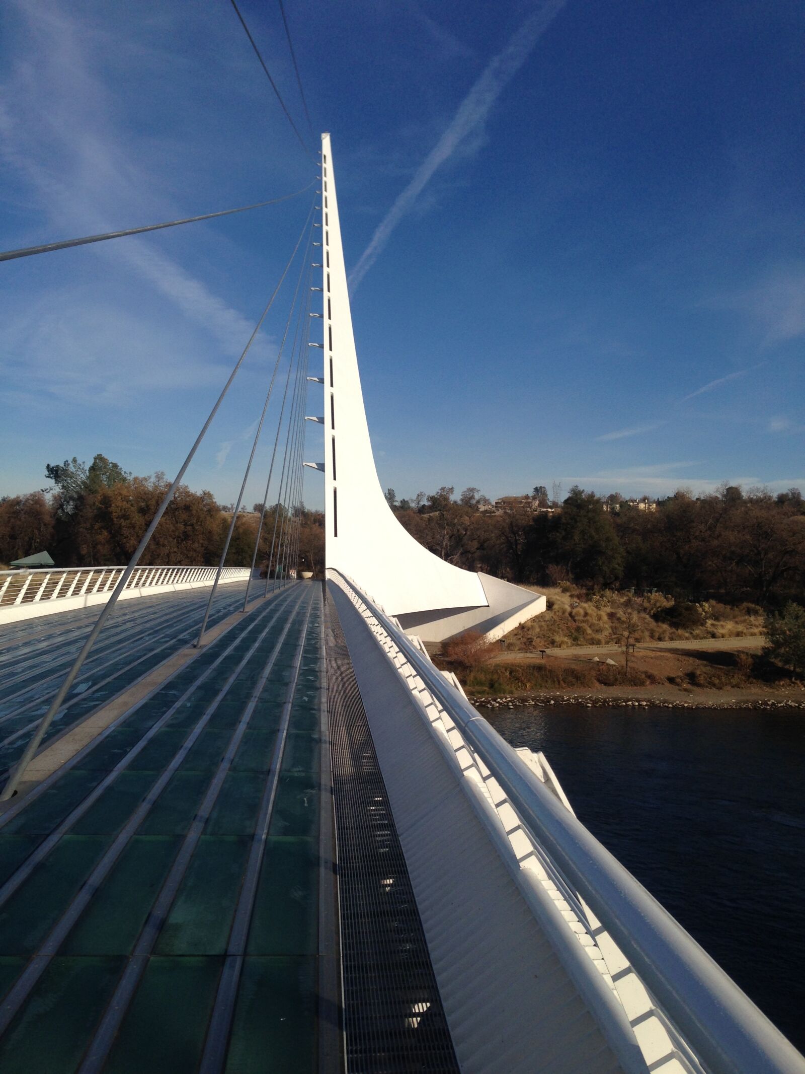 Apple iPhone 5 sample photo. Bridge, redding, road photography
