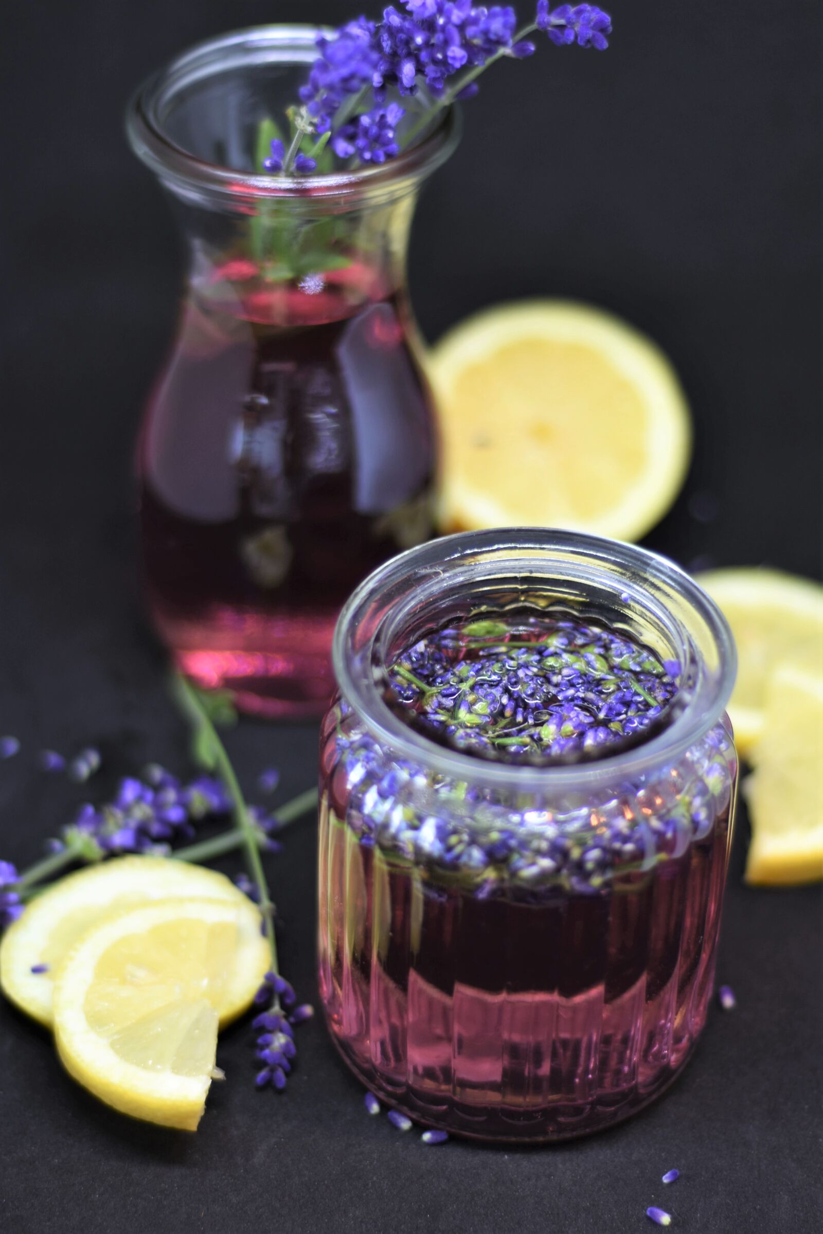 Nikon D7200 sample photo. Lavender, lavender syrup, sugar photography