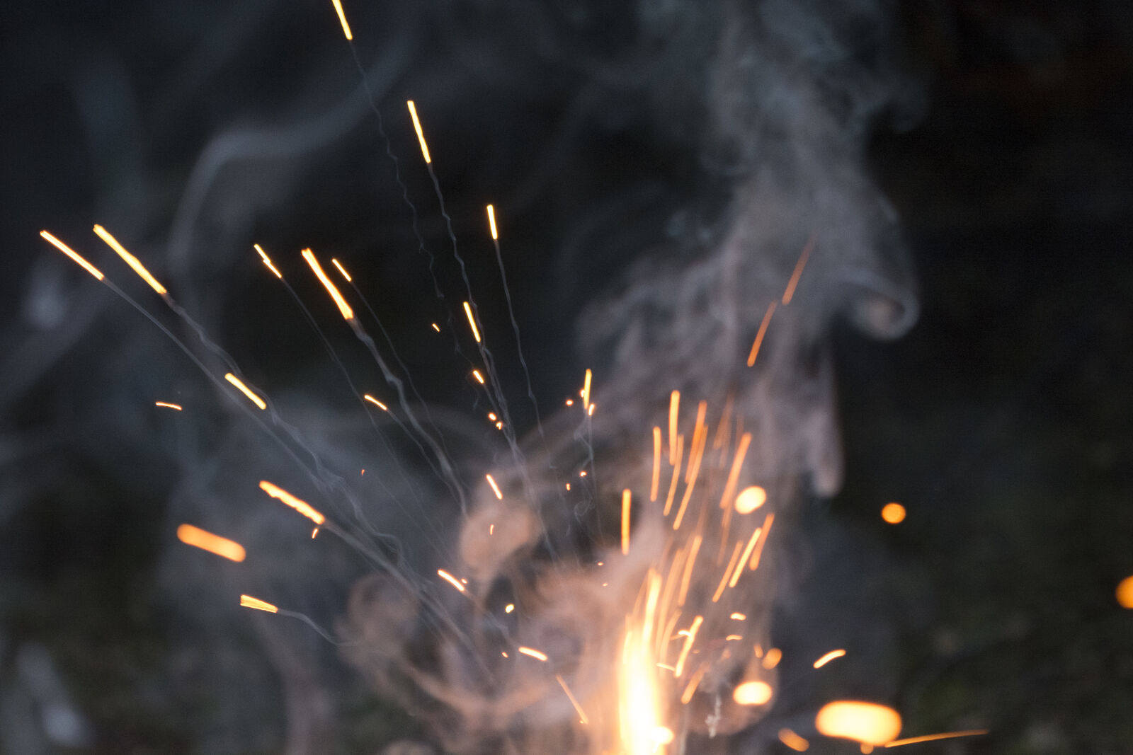 Nikon D5200 sample photo. Fire, fireworks, night, smoke photography