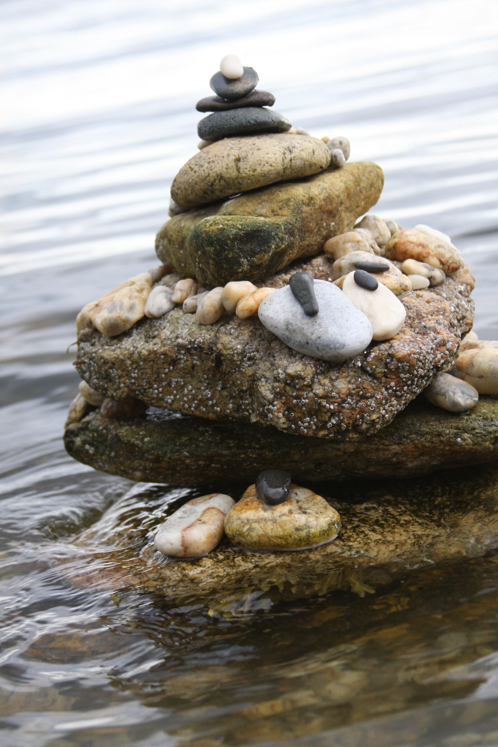 Canon EOS 40D sample photo. Cairn, nature art, rock photography