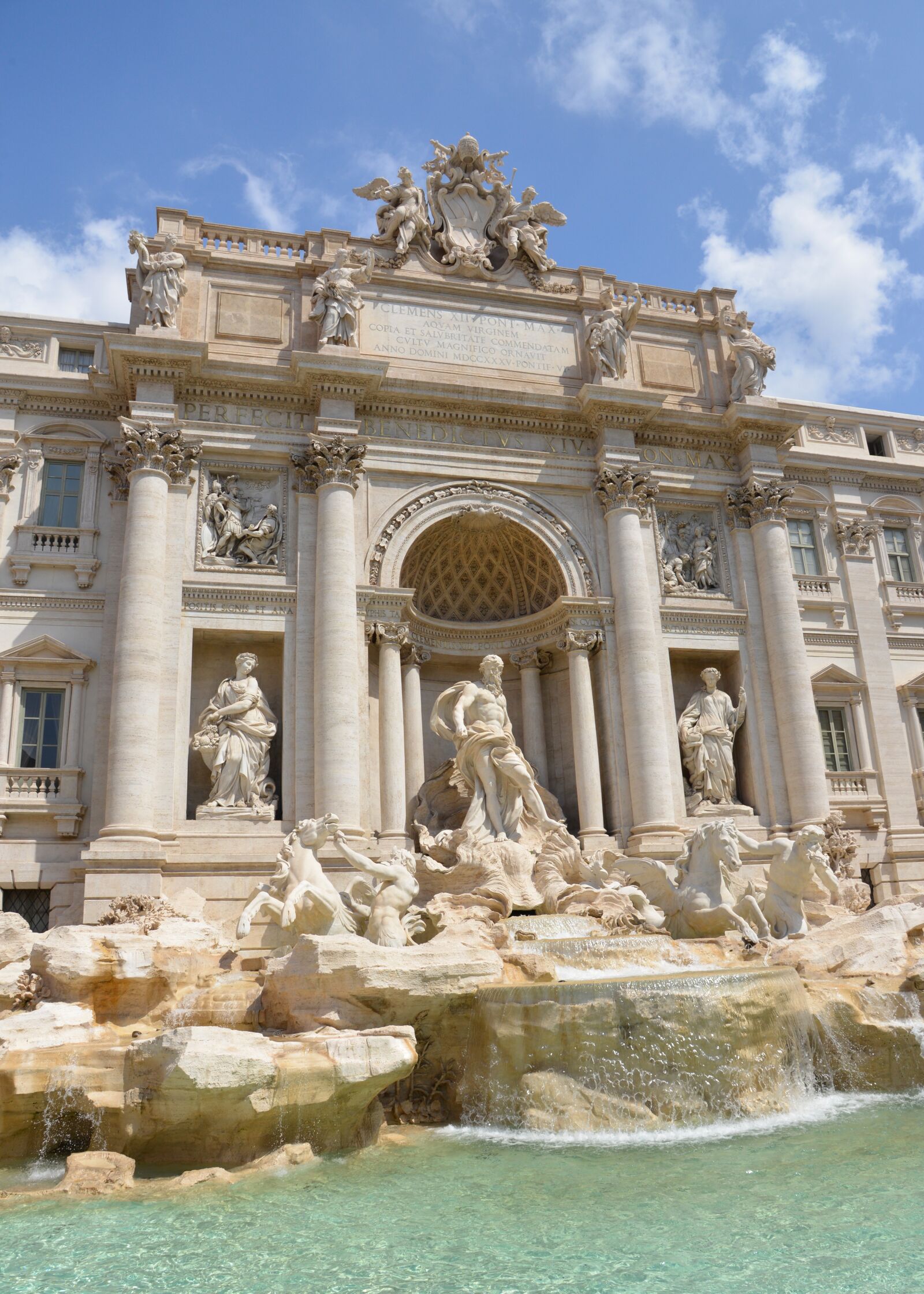 Nikon D600 sample photo. Rome, trevi fountain, architecture photography