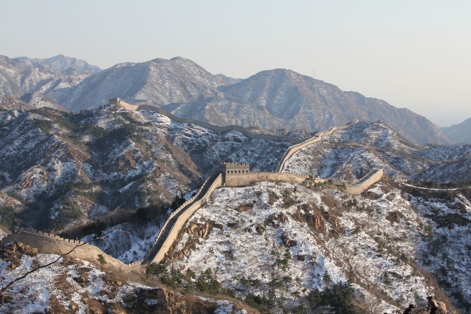 Canon EOS 550D (EOS Rebel T2i / EOS Kiss X4) sample photo. China, great wall, winter photography