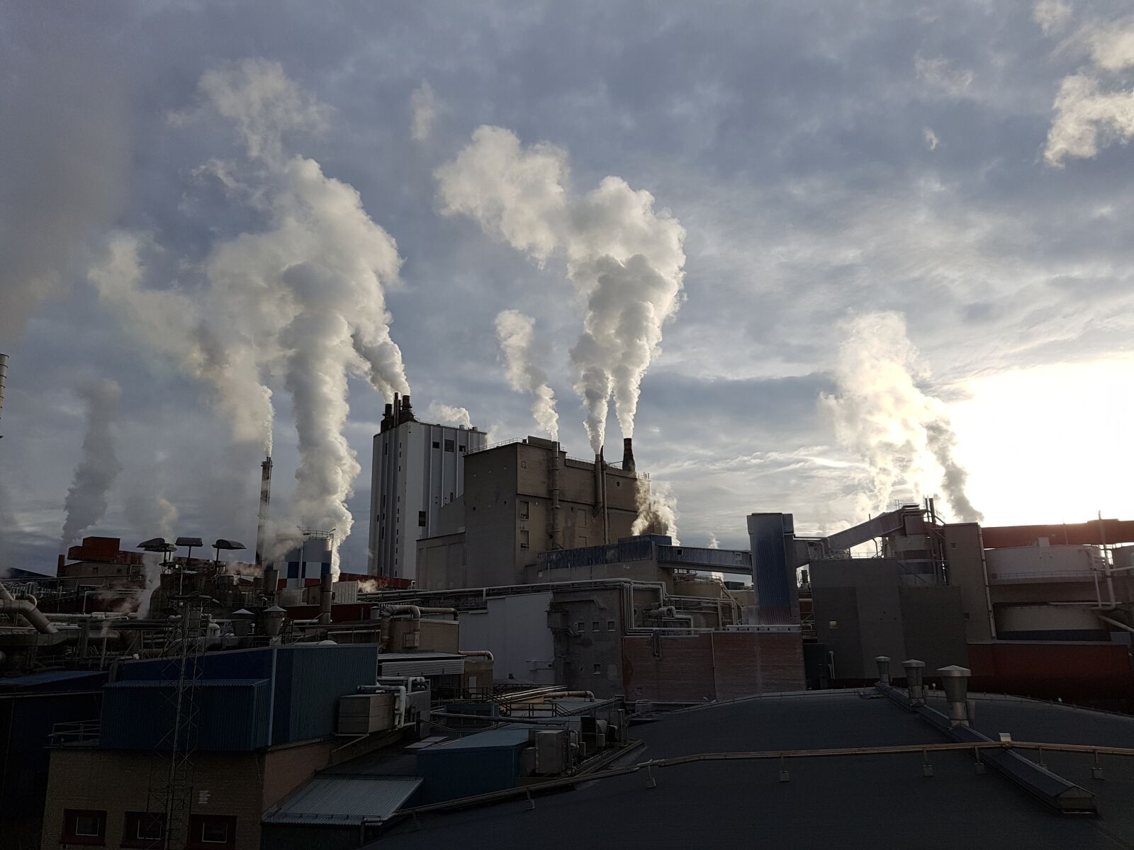 Samsung Galaxy S7 Edge sample photo. Factory, industry, factory chimney photography