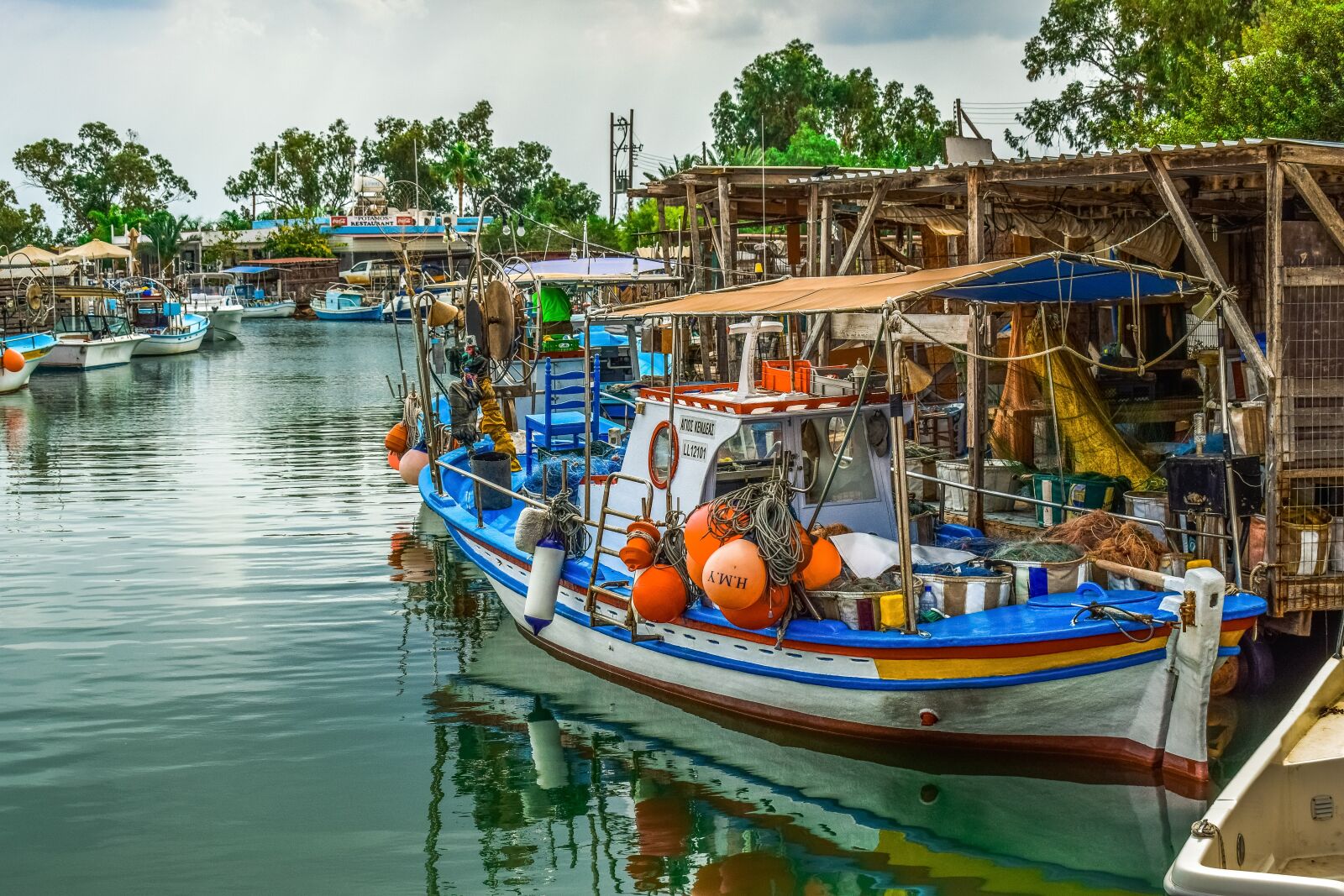 Nikon D3300 sample photo. Fishing boats, fishing shelter photography