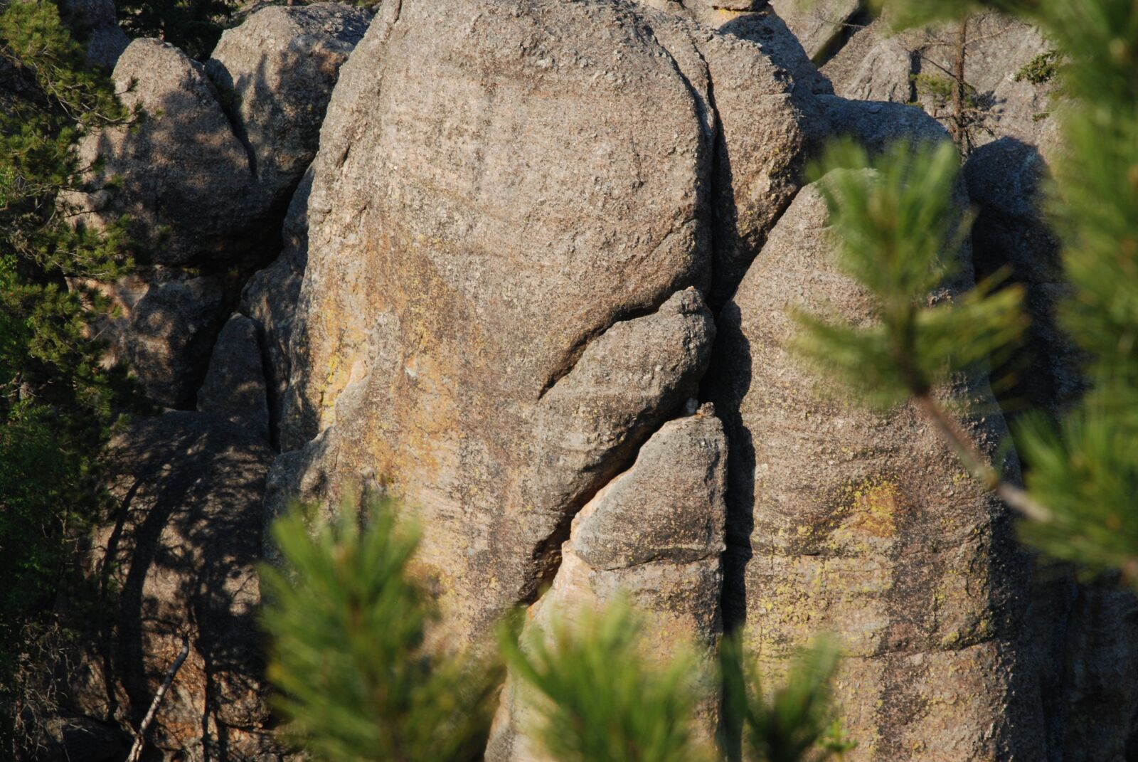Nikon D80 sample photo. Rock, cracks, shadow photography
