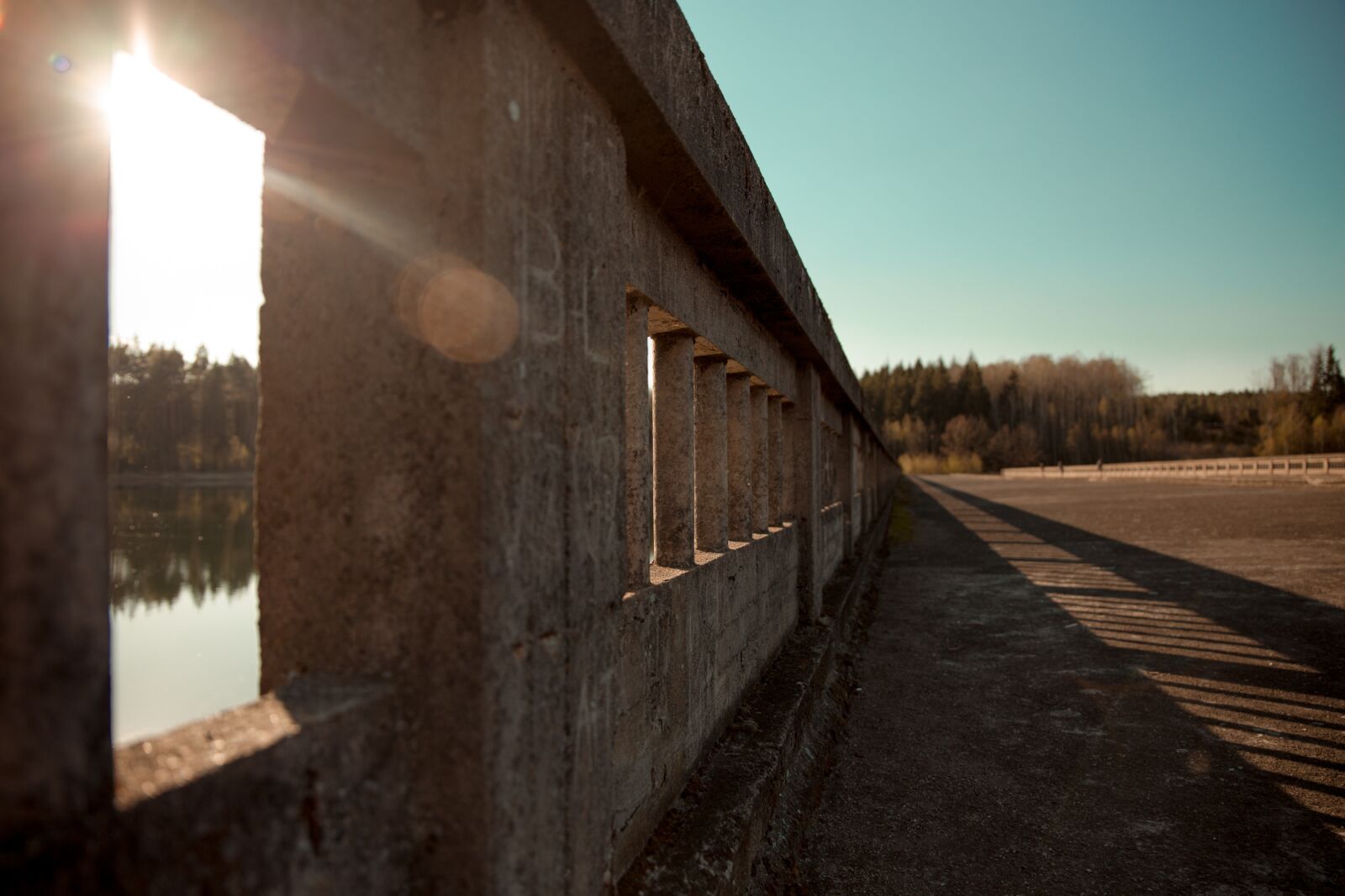 Canon EOS 6D sample photo. River, dam, water tank photography