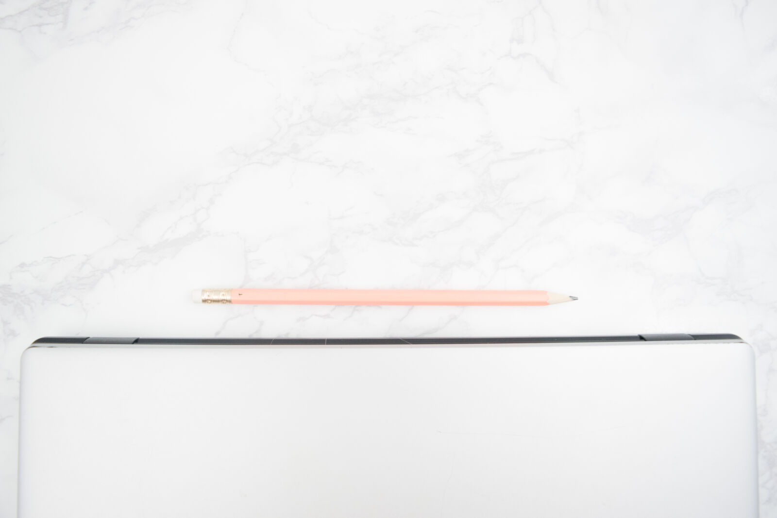 Nikon D3300 sample photo. Flatlay, laptop, marble, minimal photography