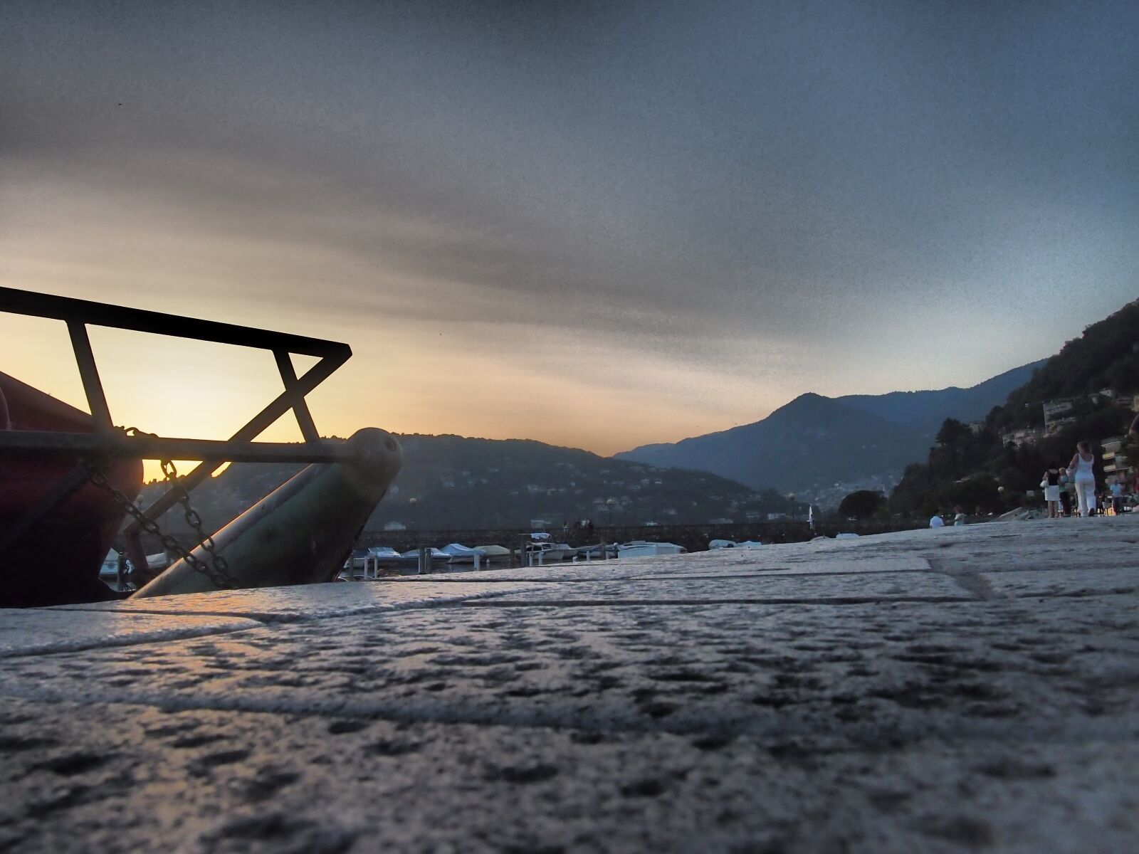 Olympus PEN E-PL3 sample photo. Pedal boat, sunset, italy photography