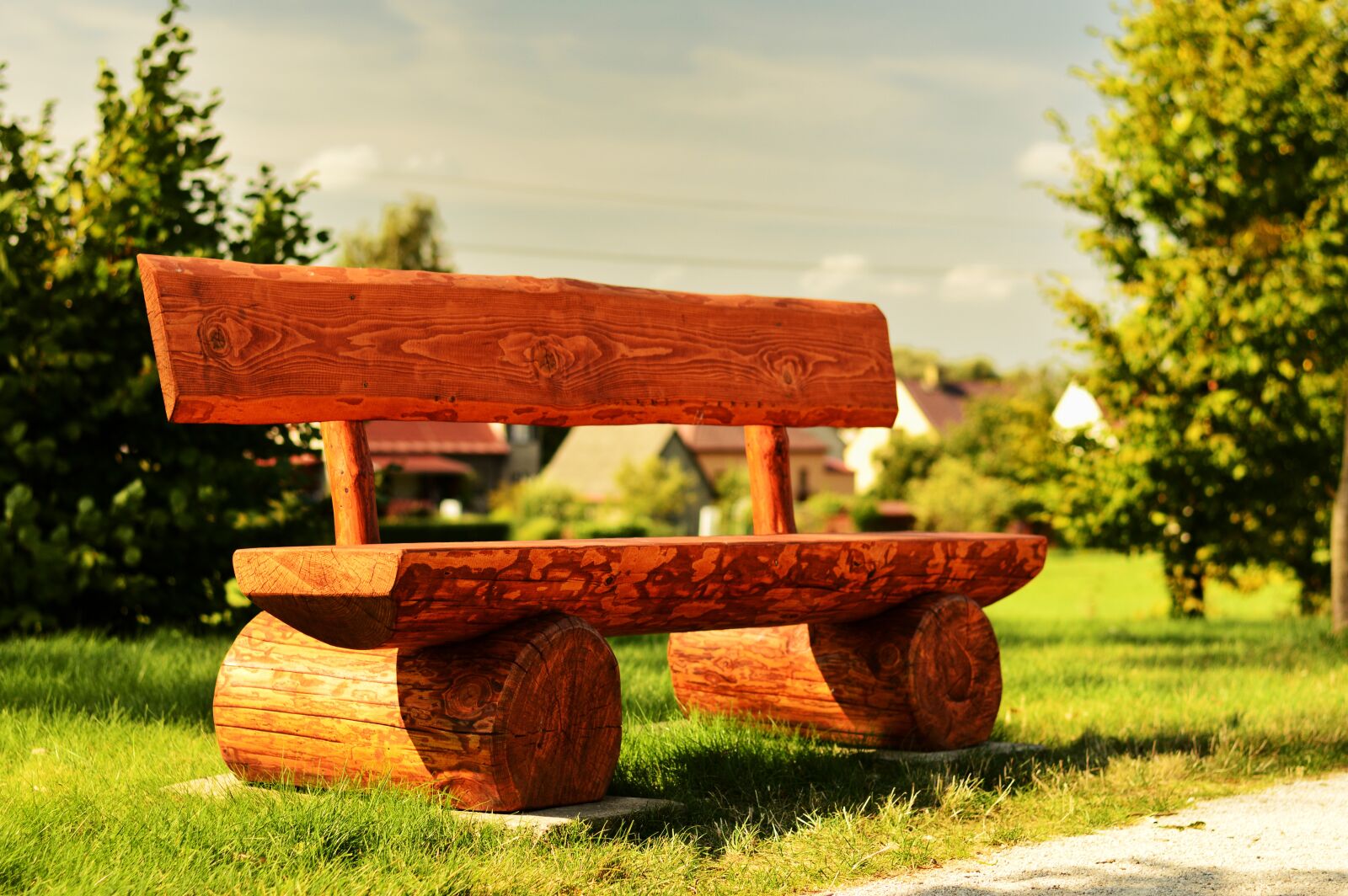 Nikon D3200 sample photo. Bench, park, wood photography