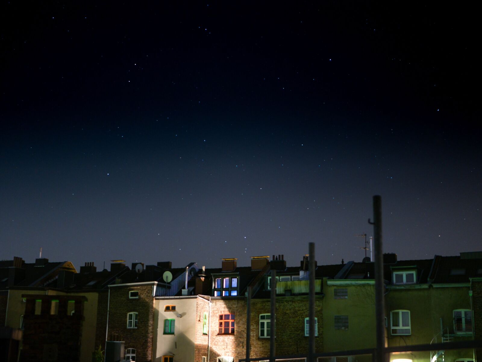 Panasonic DMC-G70 + LUMIX G 25/F1.7 sample photo. Night, star, starry sky photography