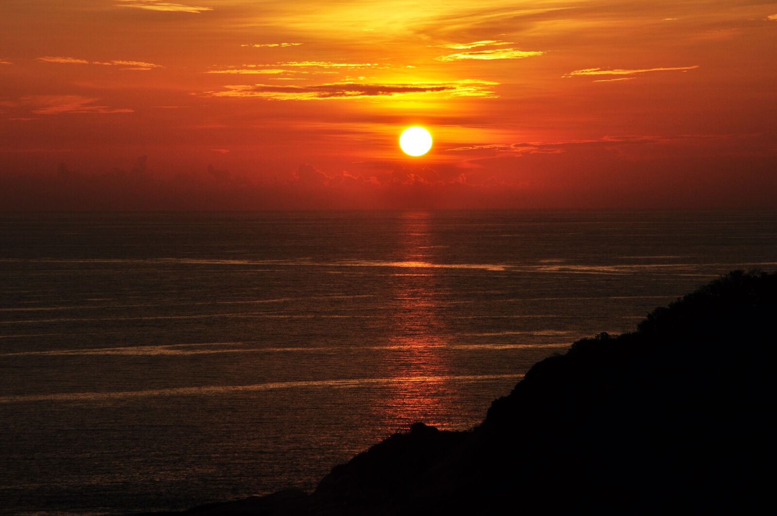 Nikon D90 sample photo. Sea, sun, sunset photography