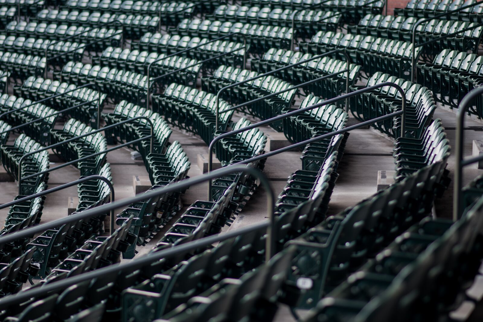 Nikon D5500 sample photo. Empty, pattern, railings photography