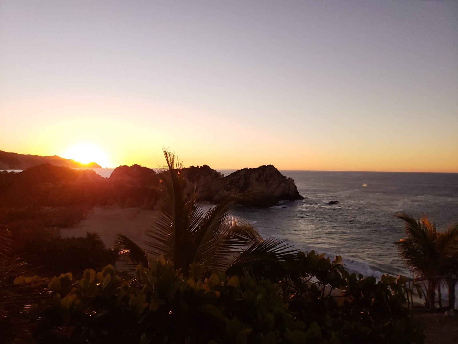 Samsung Galaxy S9+ sample photo. Beach, sunset, mexico photography