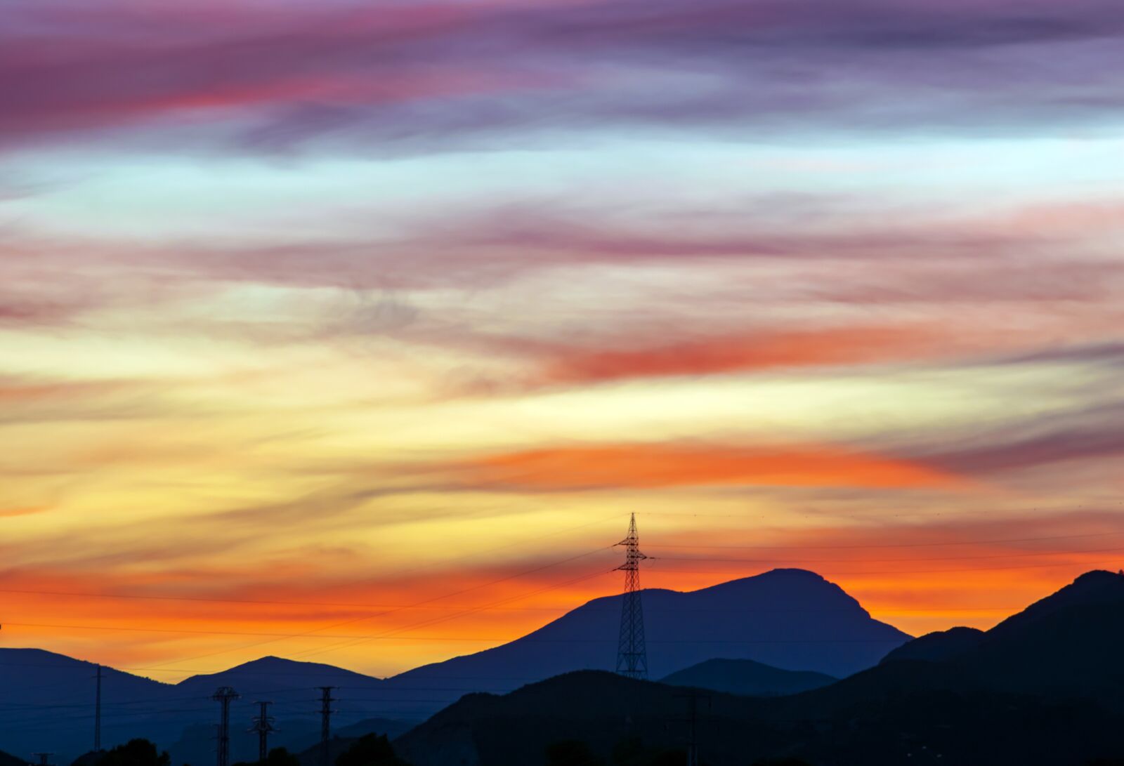 Nikon D3300 sample photo. Sunset, tower electric, sky photography
