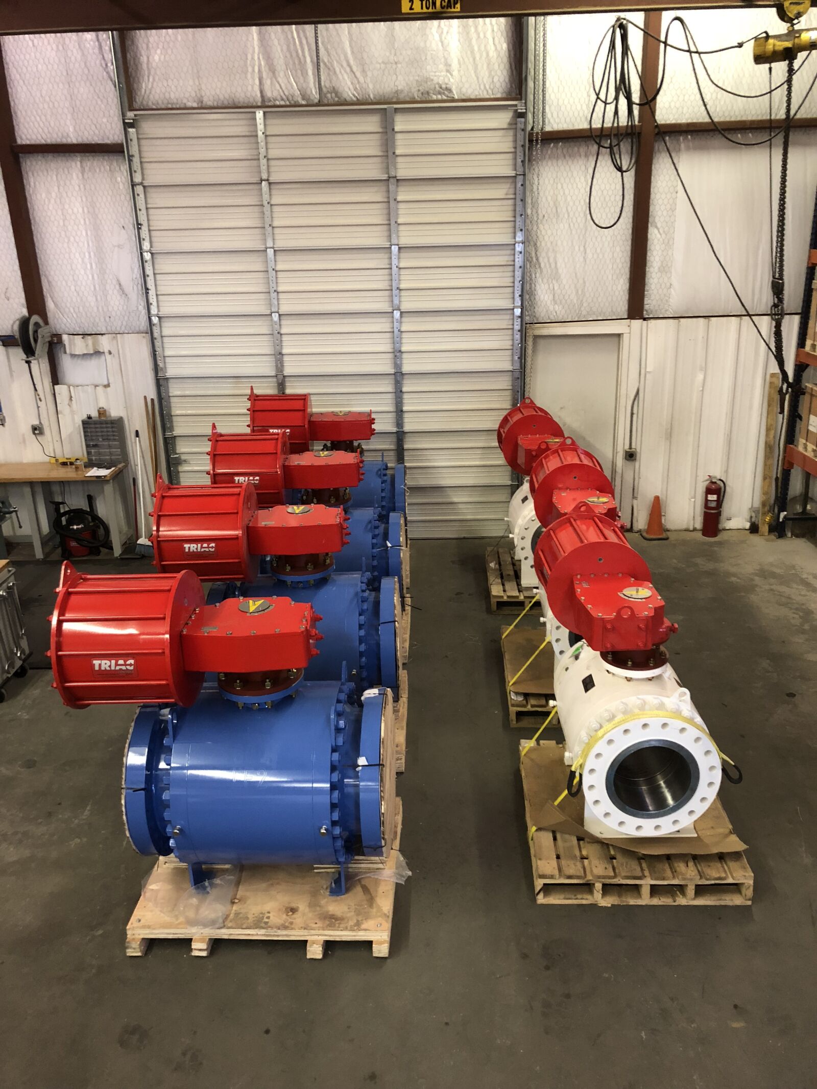 iPhone 8 back camera 3.99mm f/1.8 sample photo. Valves, crated, shipping photography