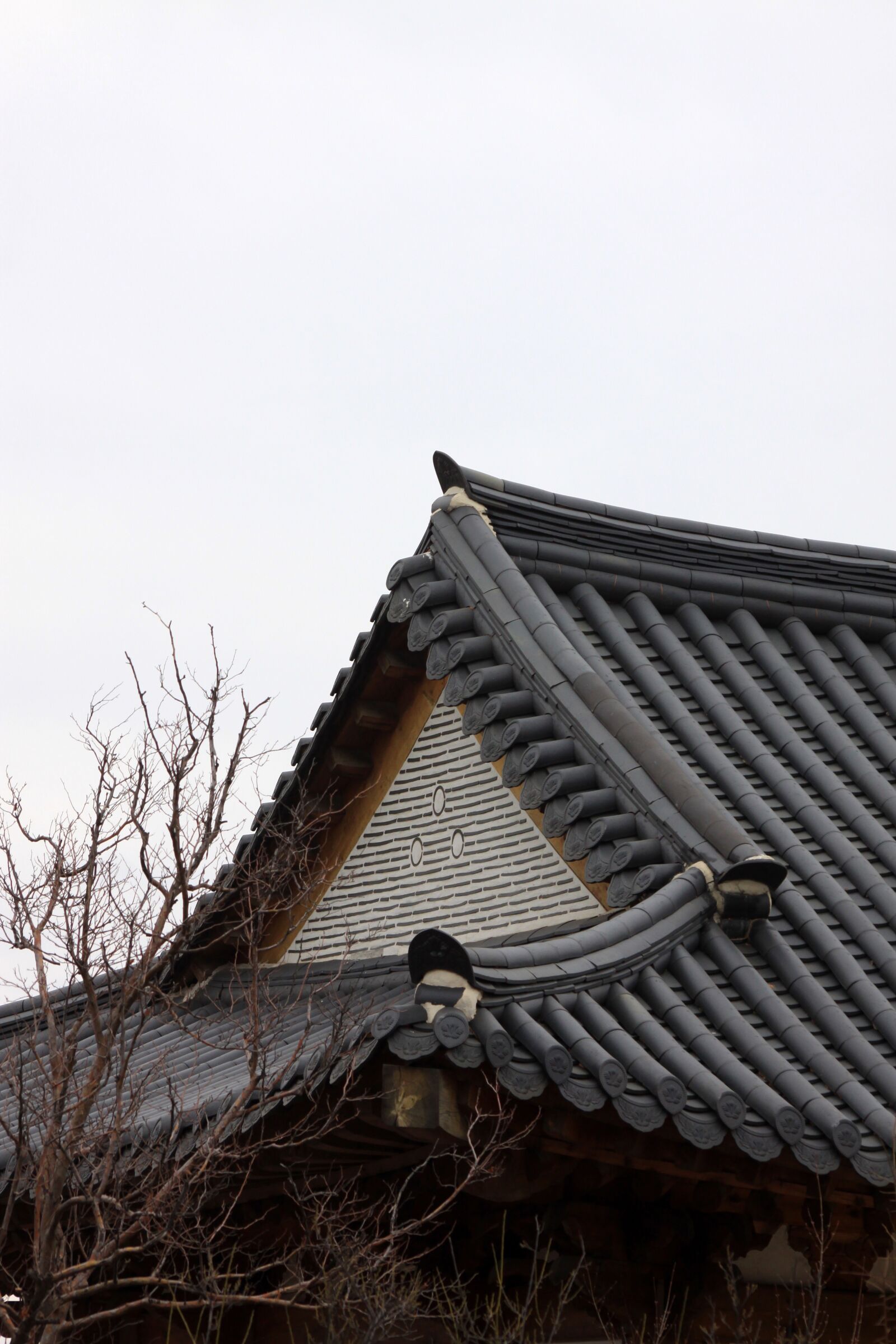 Canon EOS 50D sample photo. Hanok, roof, roof tile photography