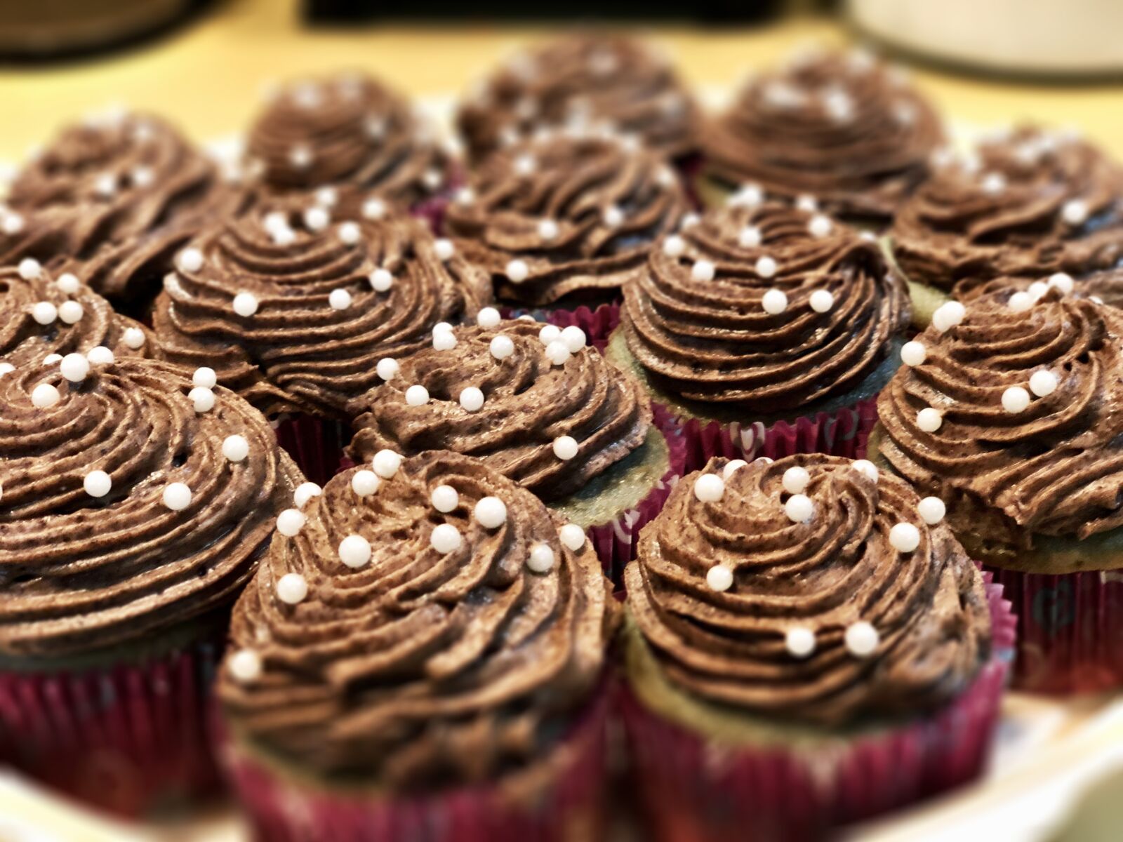 iPhone X back dual camera 6mm f/2.4 sample photo. Cupcake, frosting, dessert photography