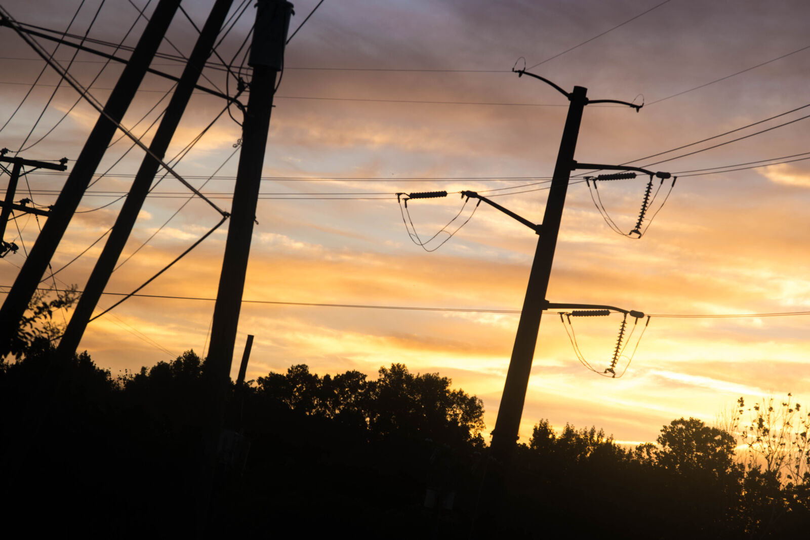 Nikon D3300 sample photo. Power, line, sunset photography