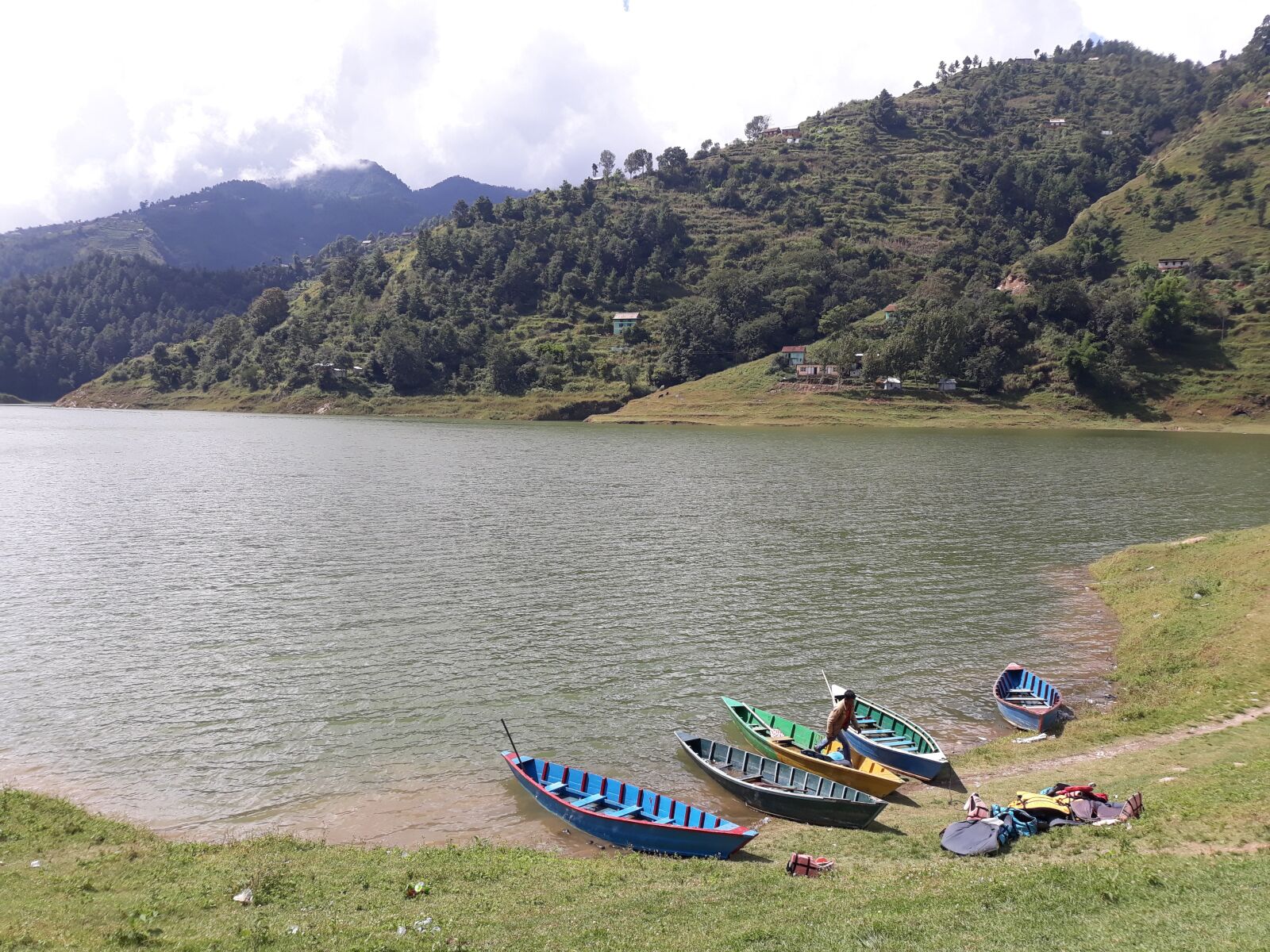 Samsung Galaxy J7 sample photo. Kulekhani, boating, nepal photography