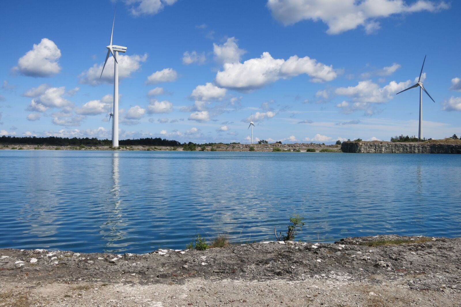 Canon PowerShot S110 sample photo. Gotland, windmills, lake photography