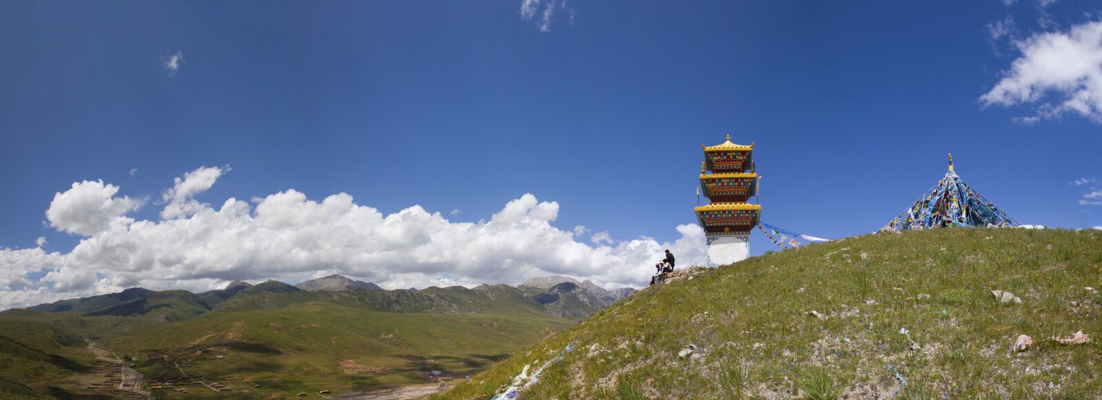 Canon EOS 7D sample photo. Qinghai, pagoda, mountain photography