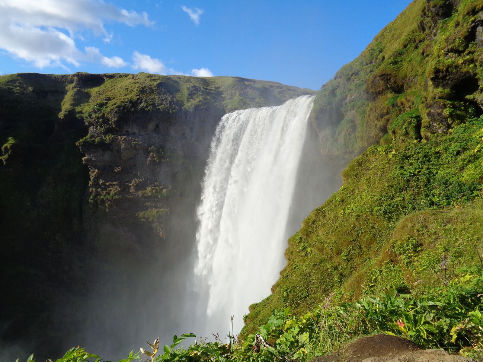 Sony Cyber-shot DSC-W830 sample photo. Waterfall, iceland, skogafoss photography