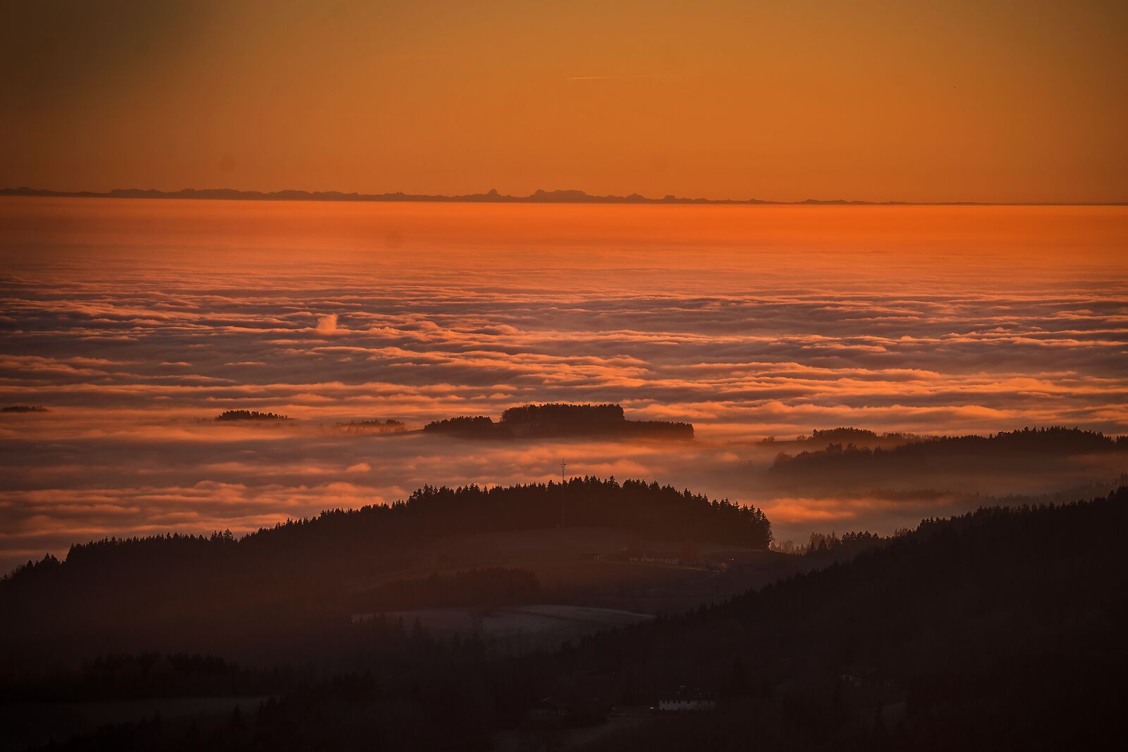 Nikon D610 sample photo. Sunset, mood, mountains photography