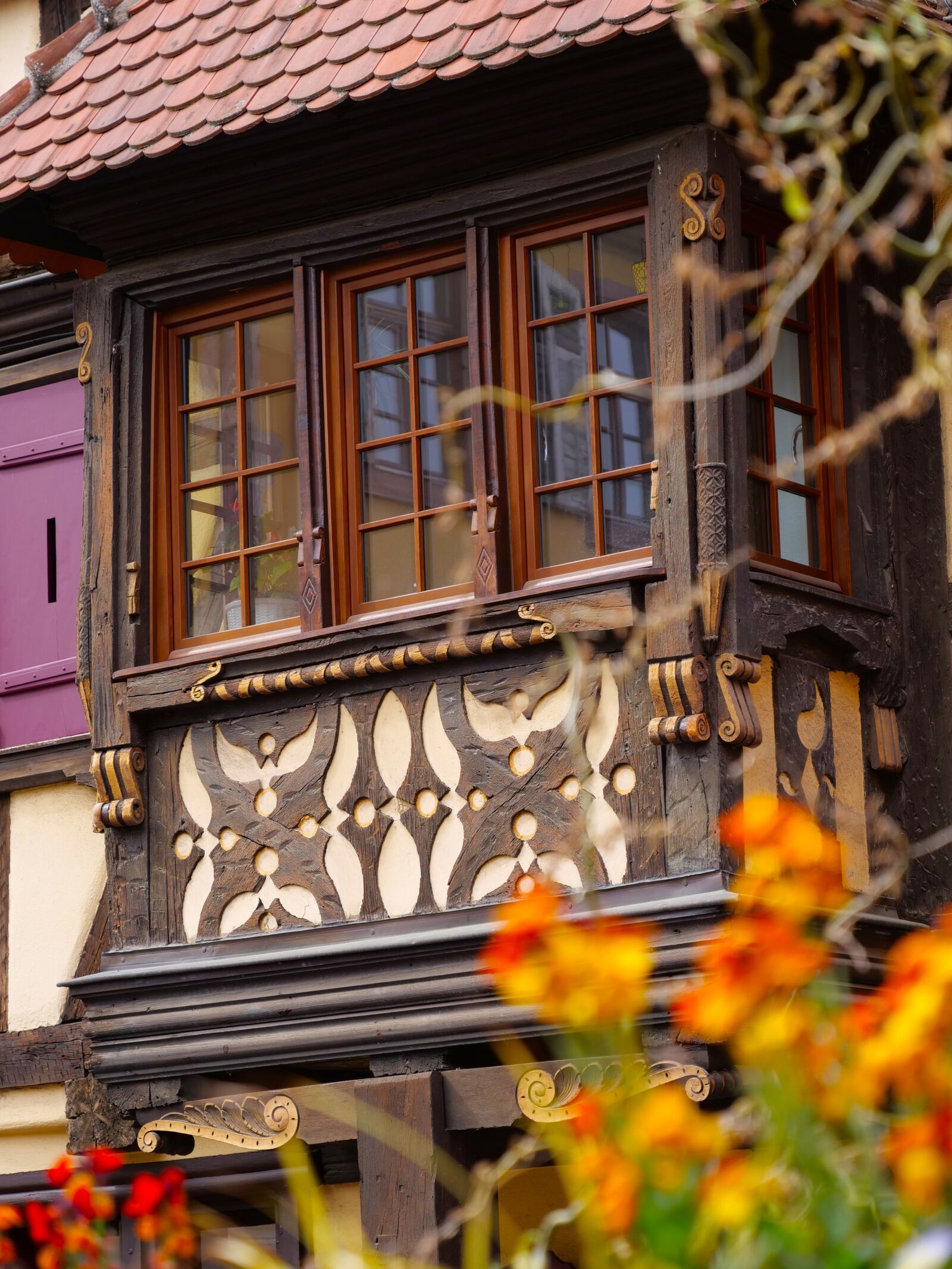 Panasonic Lumix DC-G9 sample photo. Stud, alsace, house facade photography