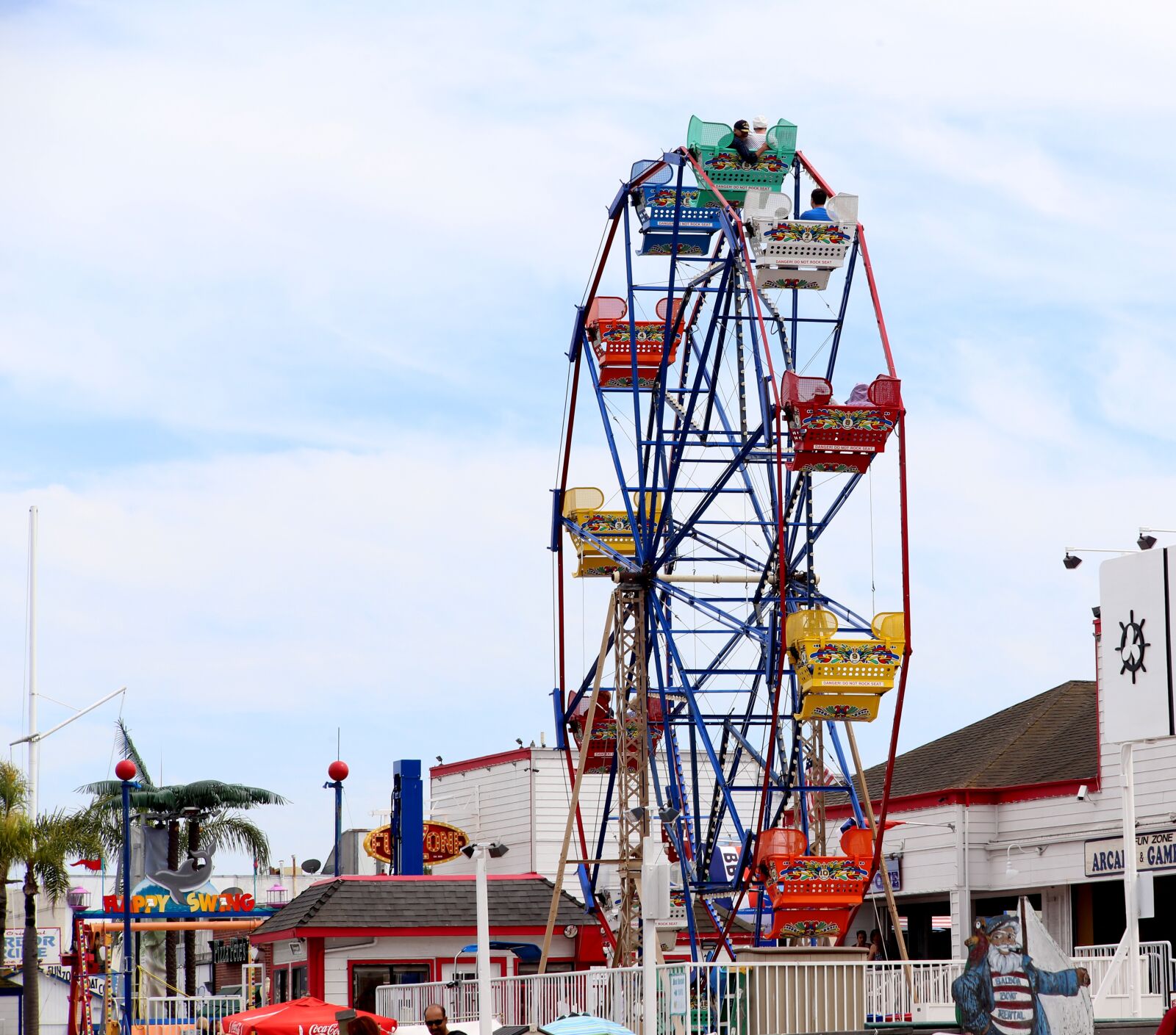 Canon EOS 6D sample photo. California, amusement park, ride photography