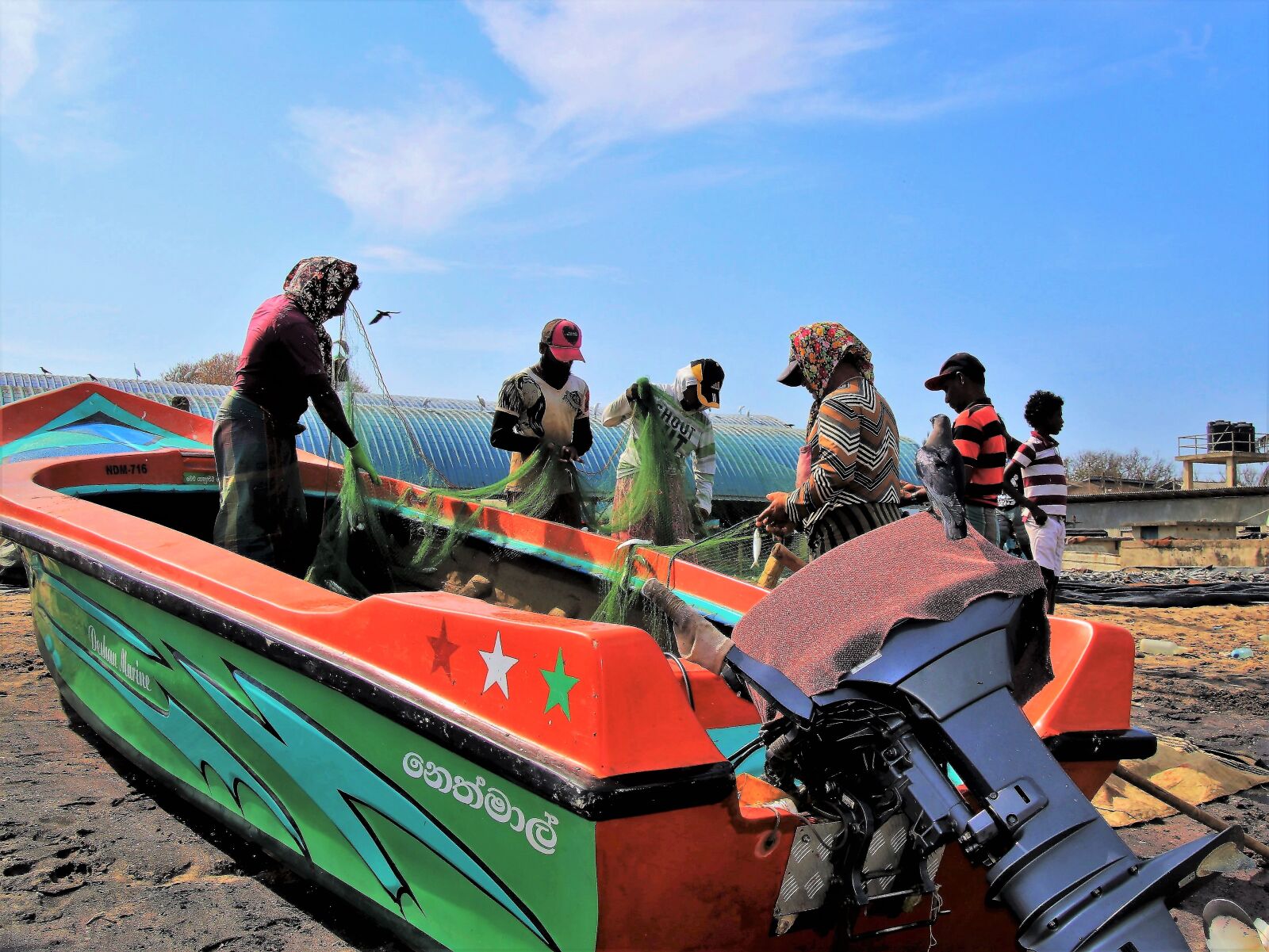 Canon EOS 80D sample photo. The fisherman, network, work photography