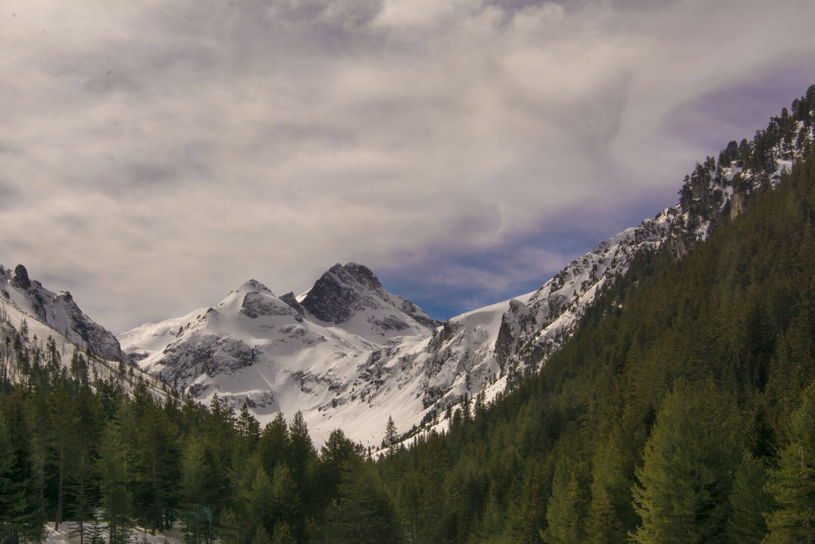 Nikon D7100 sample photo. Mountain, snow, panoramic photography