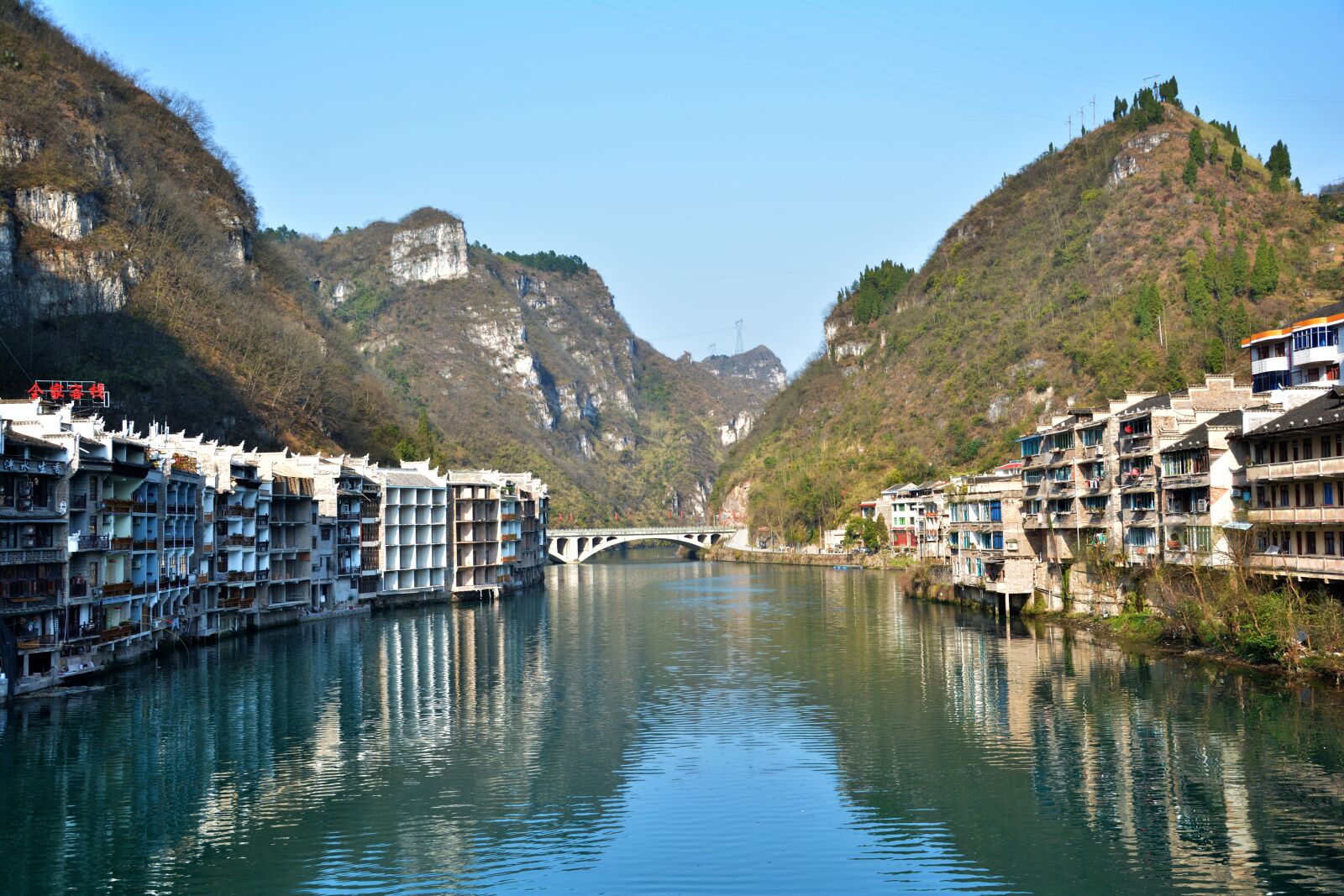 Nikon D7100 sample photo. China, the town building photography
