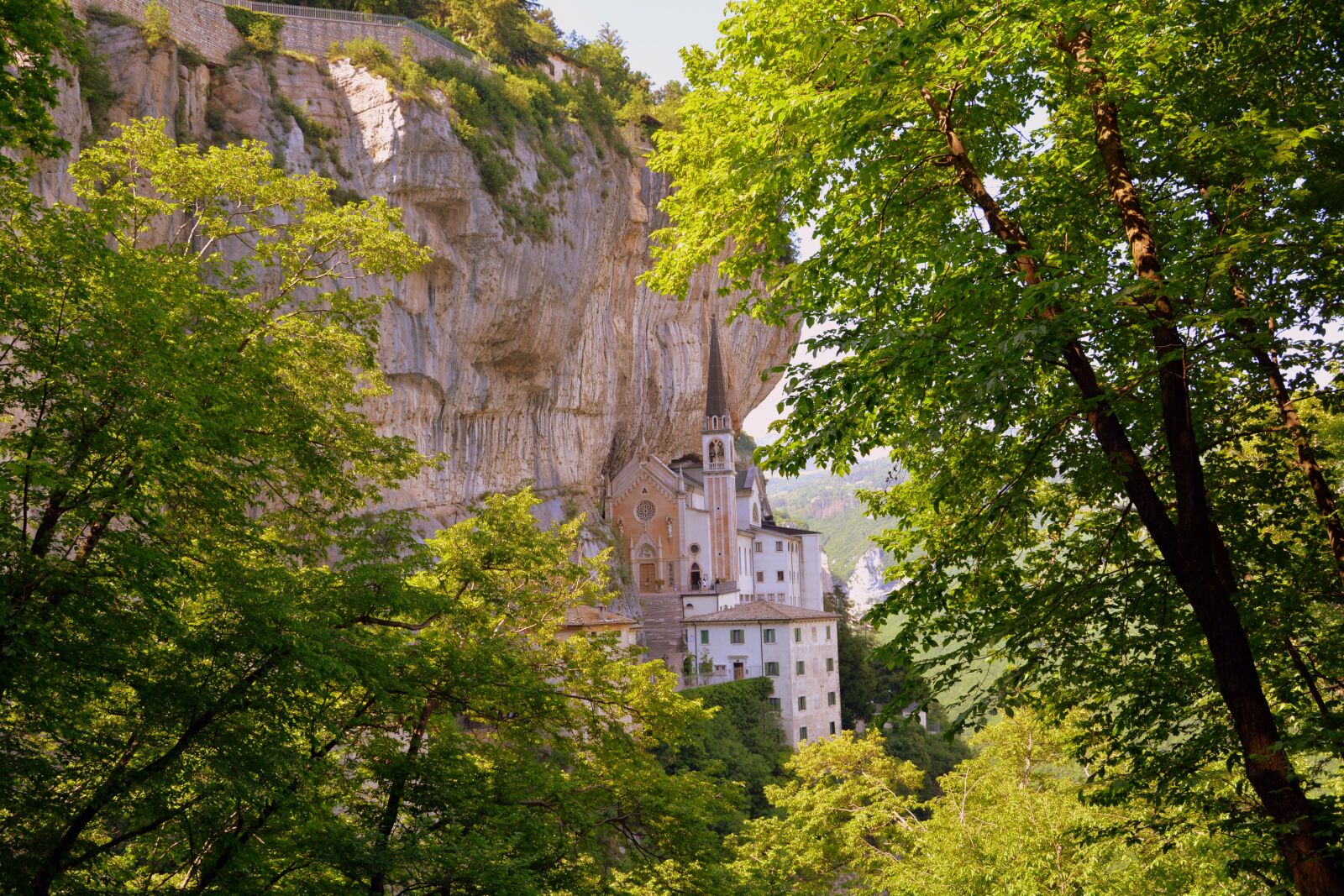 Nikon D7100 sample photo. Church, rock, our lady photography