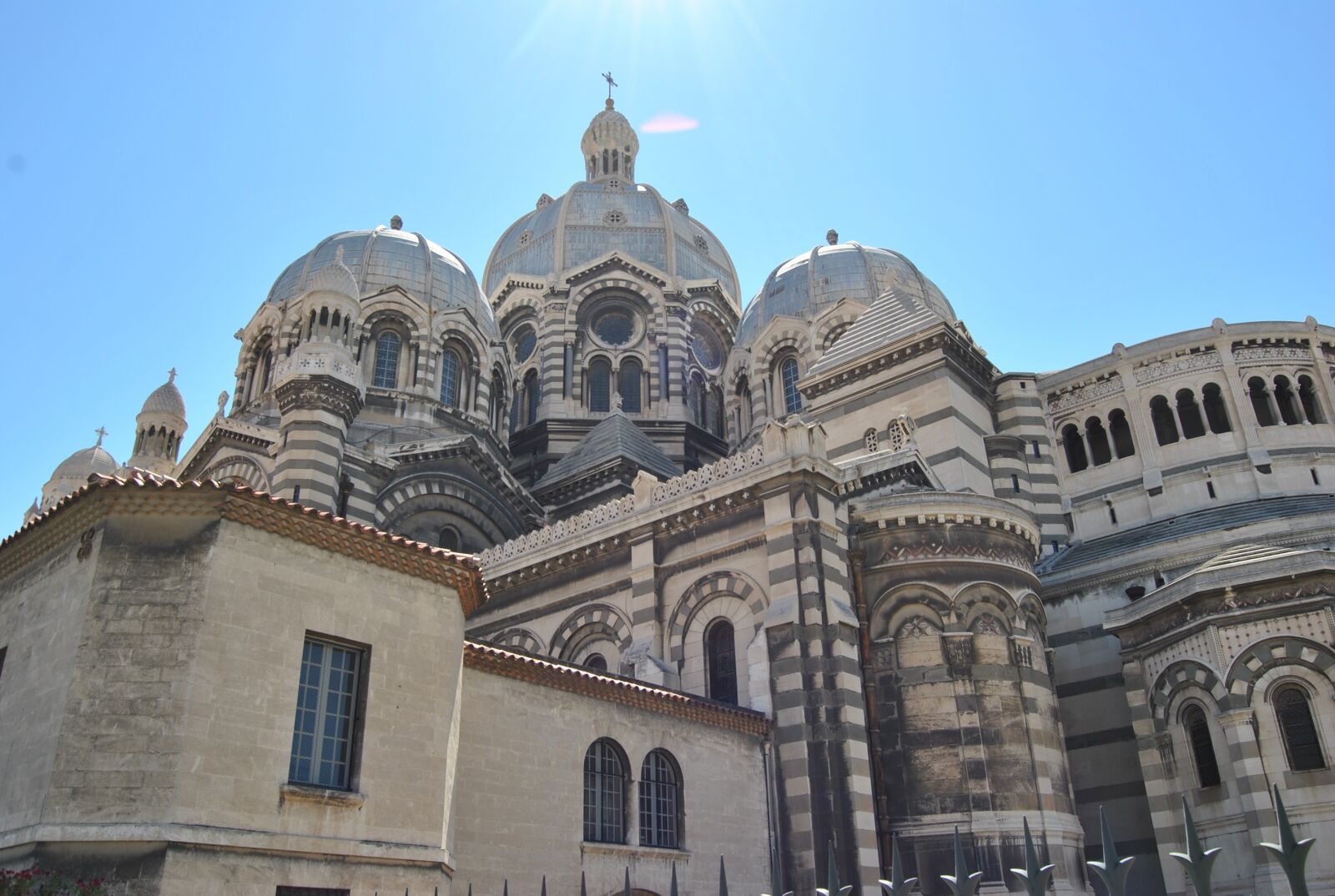 Nikon D3000 sample photo. Cathedral, marseille, art photography