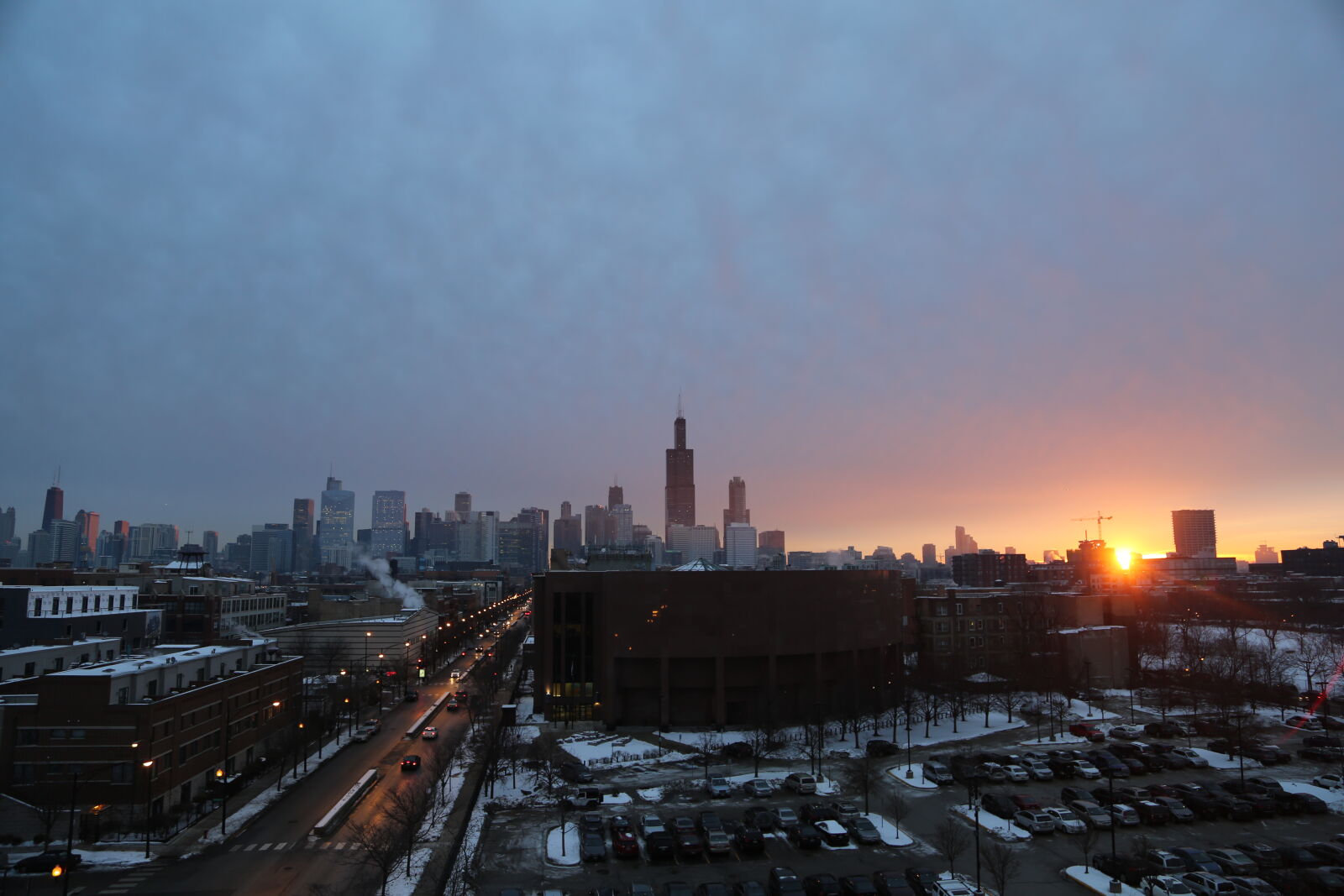 Canon EOS 5D Mark III sample photo. Chicago, sunrise photography