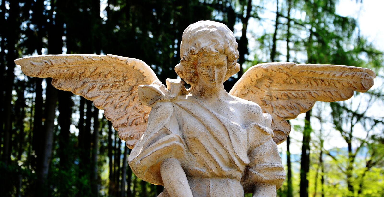 Nikon D5200 sample photo. Angel, cemetery, sculpture photography