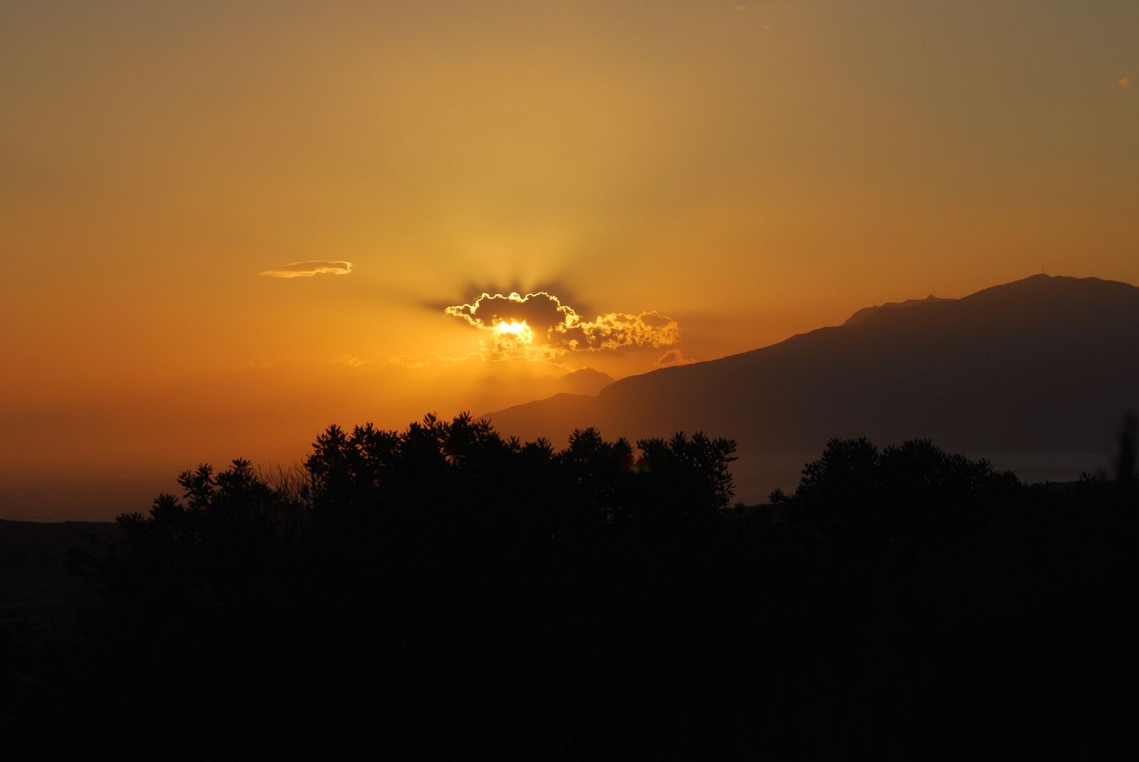 Nikon D60 sample photo. Crete, sunset, sea photography