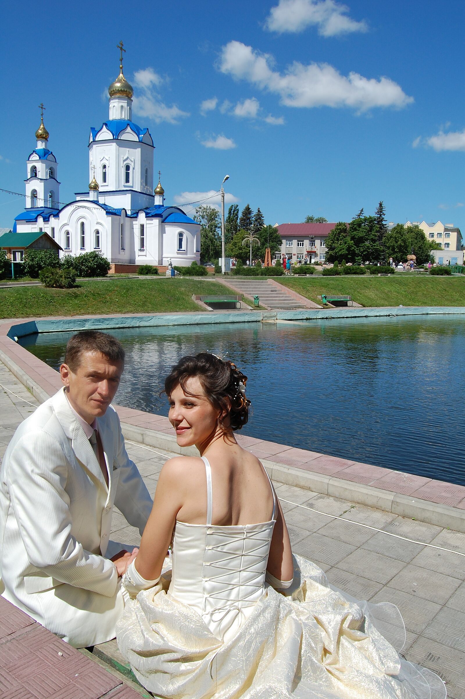 Nikon D40 sample photo. Wedding, stroll, just married photography
