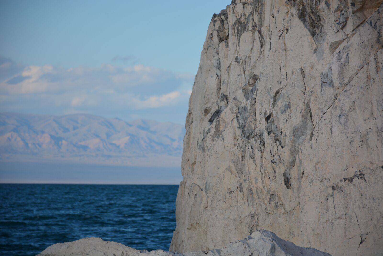 Nikon D7100 sample photo. Rock, mountain, lake photography