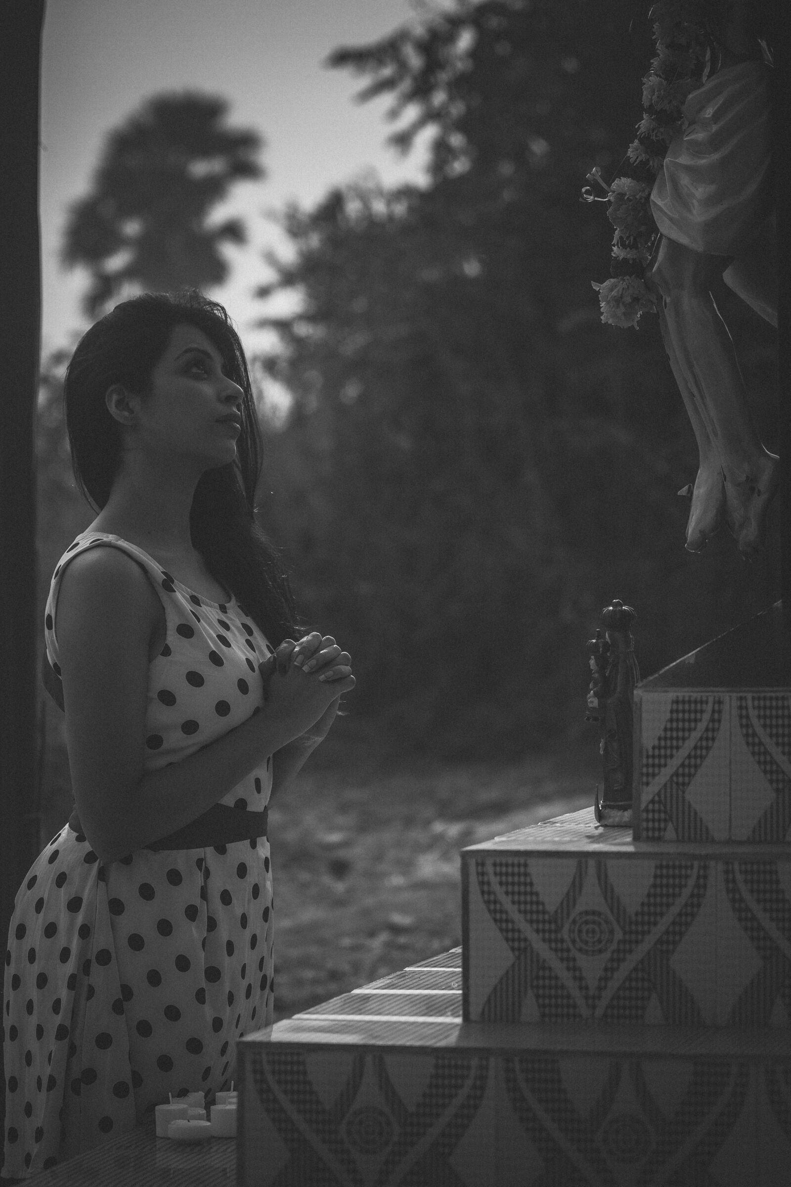Canon EOS 7D sample photo. Girl, goa, god, india photography