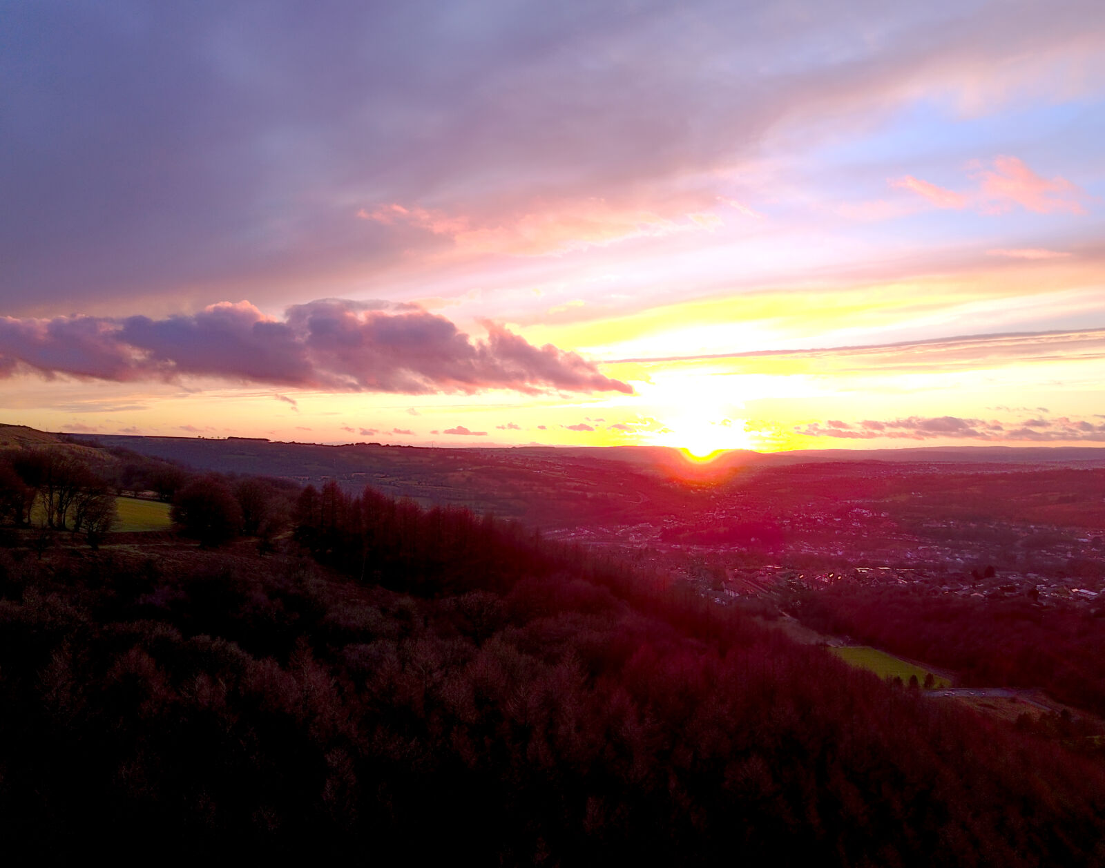 DJI FC220 sample photo. Bright, clouds, distance, hills photography