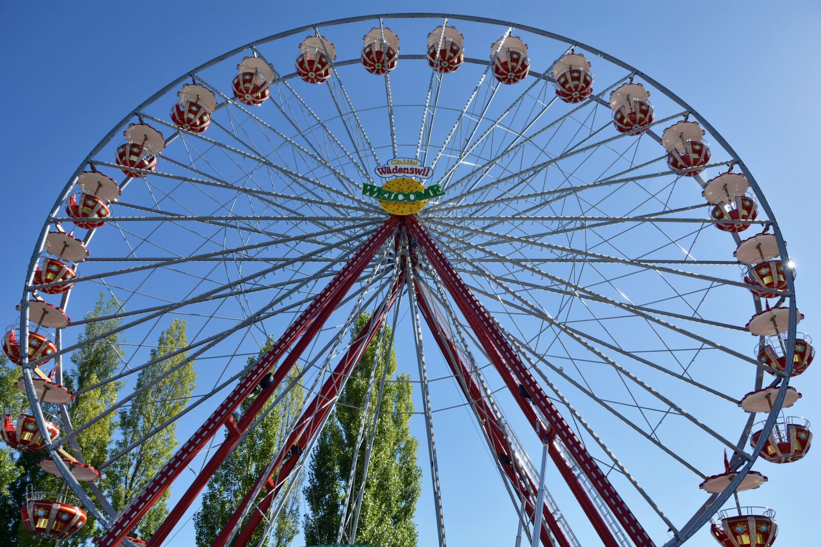 Nikon D7100 sample photo. Ferris wheel, gondolas, fair photography