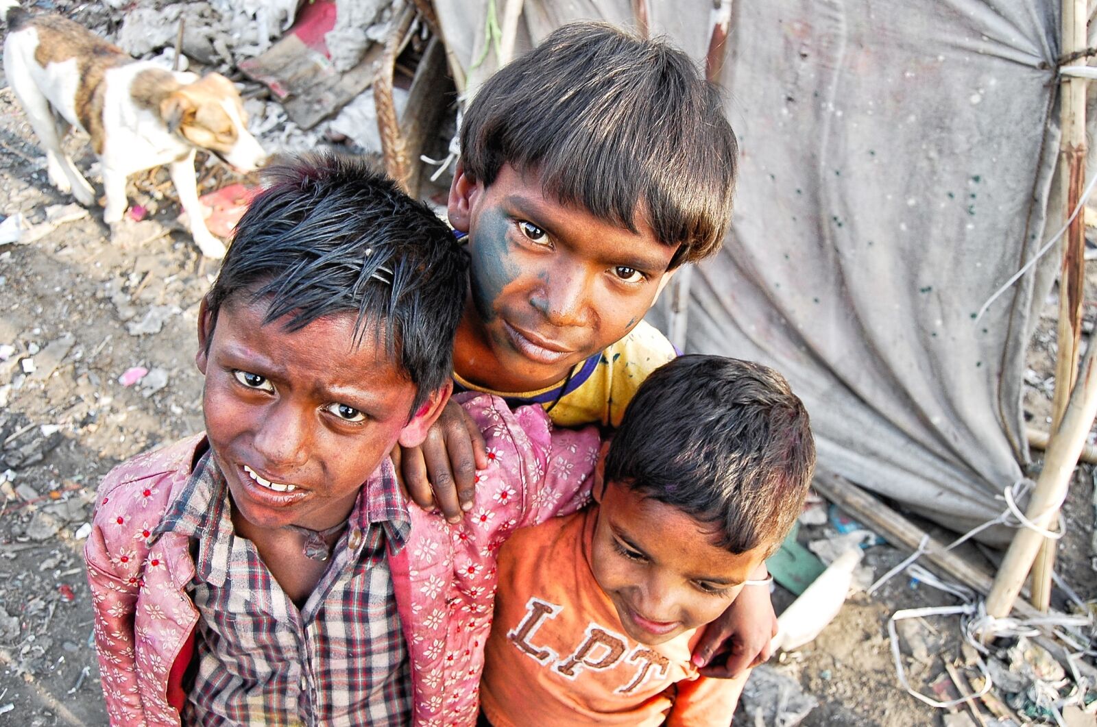 Nikon D40 sample photo. Poor, slums, india photography